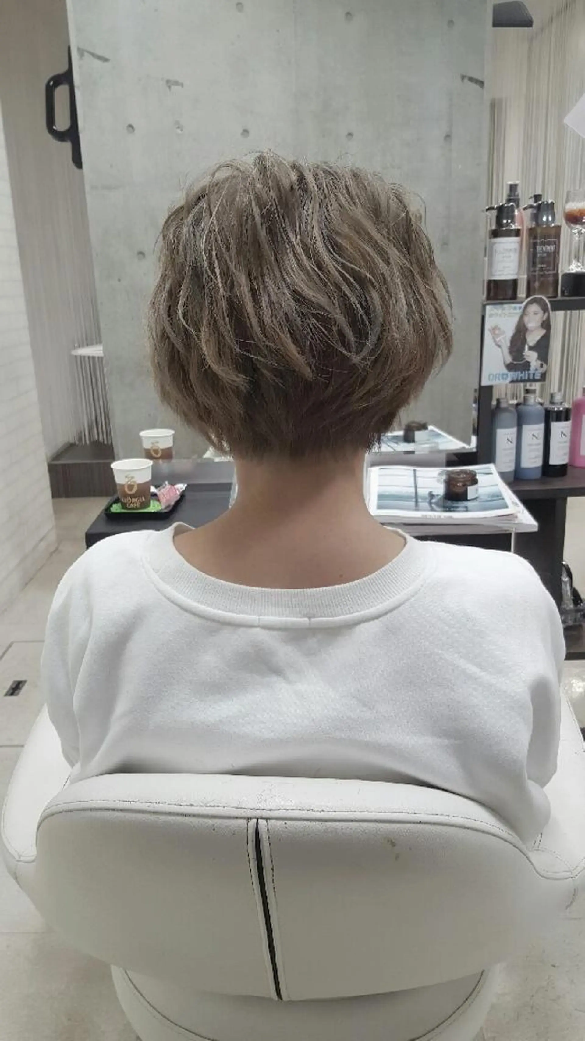 ショート brace 立花のヘアスタイル