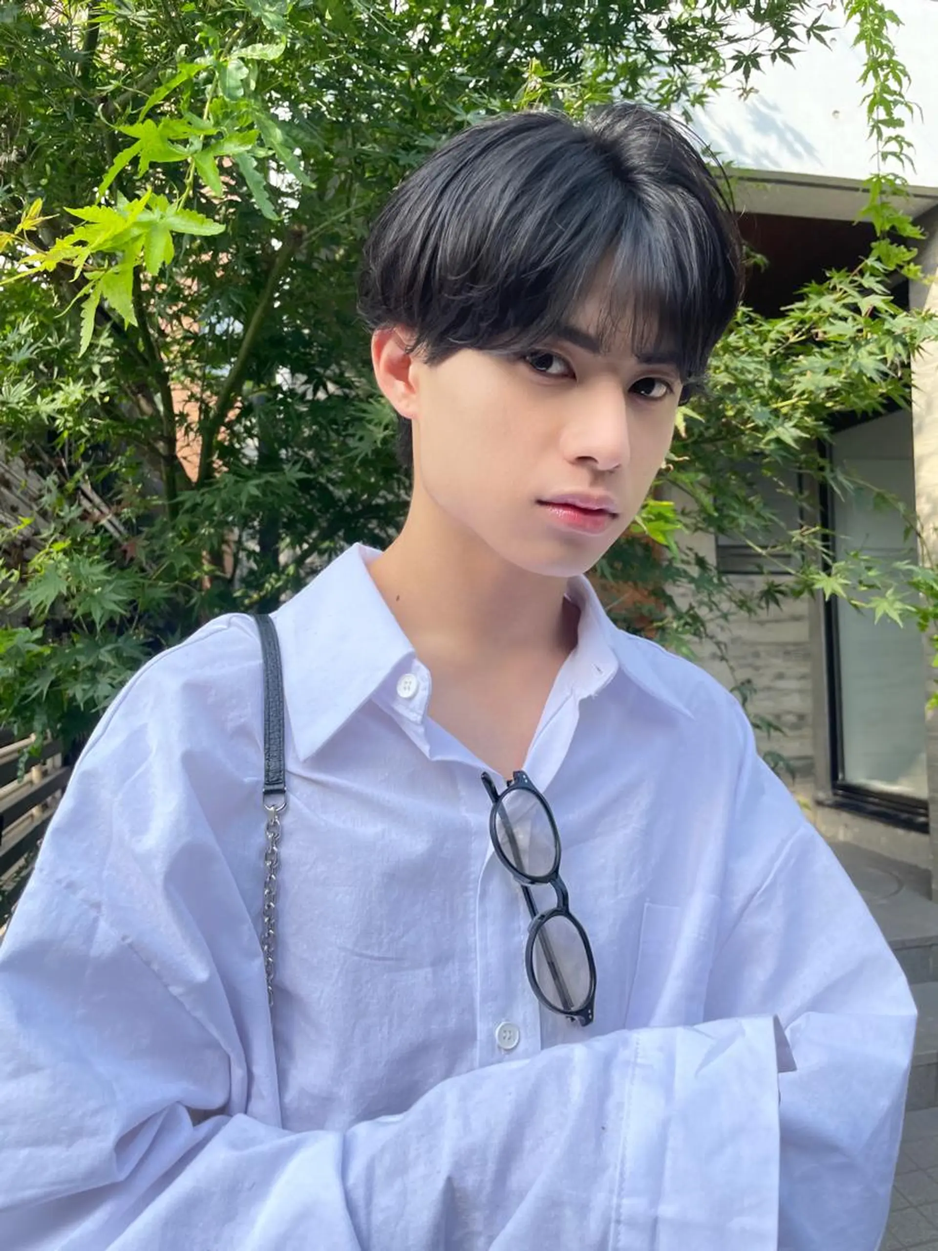 ショート メンズ 顔周りカット× 髪質改善【リョウ】のヘアスタイル