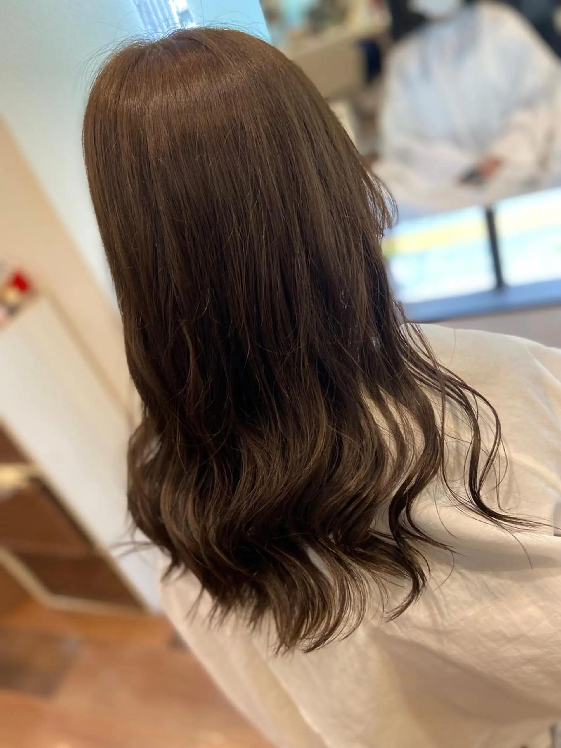 ロング カラー Olive 南森町店 酸性縮毛矯正のヘアスタイル