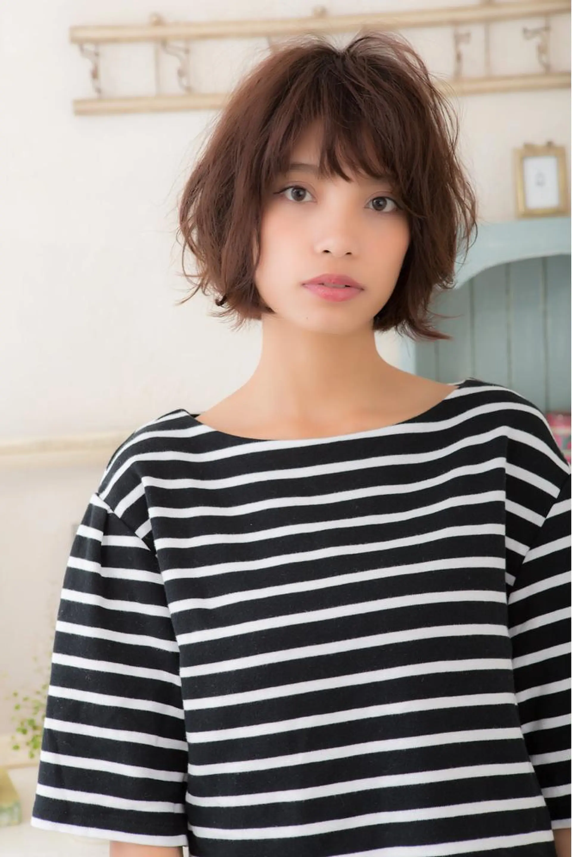 ショート 透明感/ 美髪矯正/田中恭のヘアスタイル