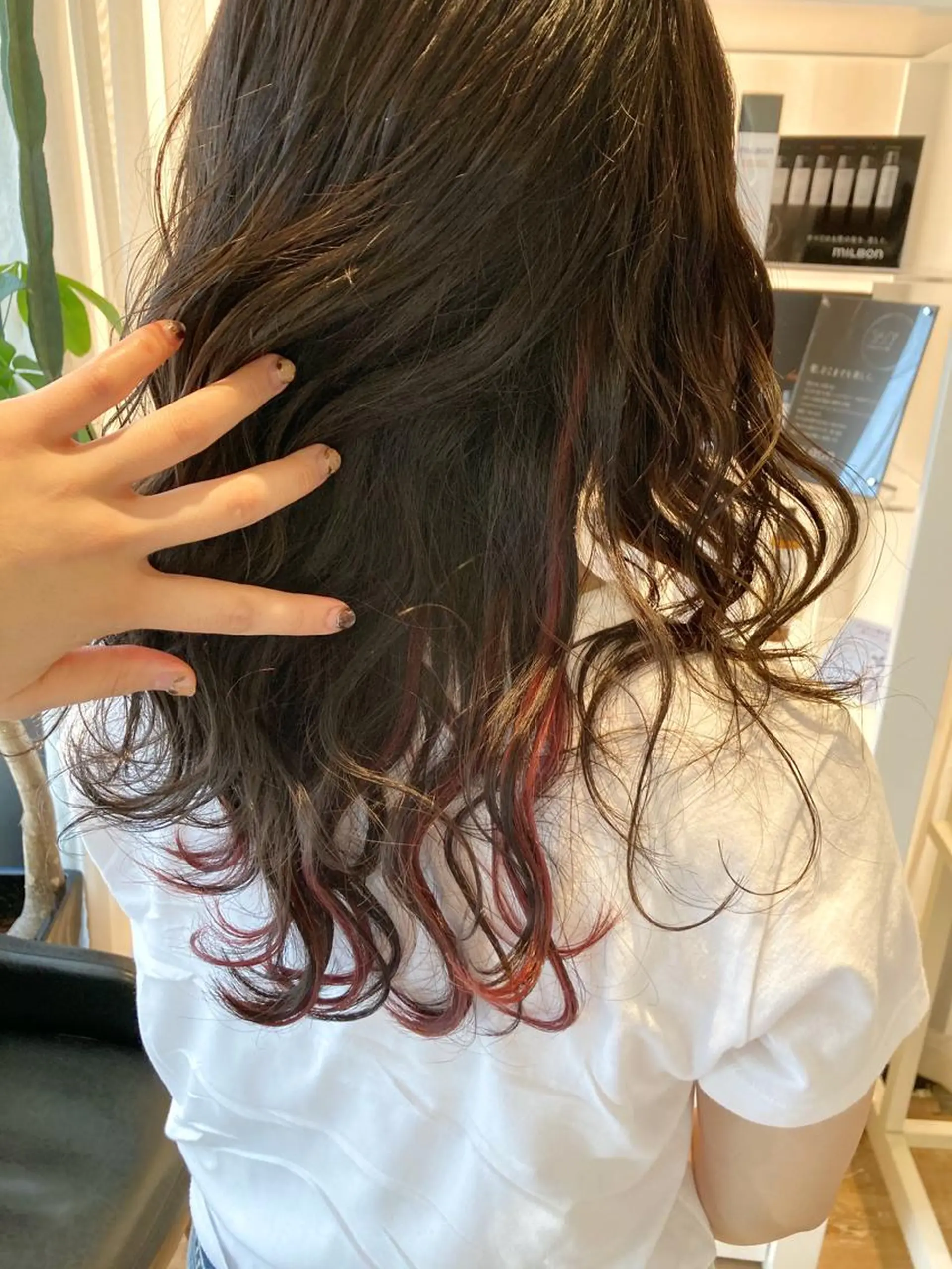 ロング シールエクステ エクステ 松村　由莉香/ カラー/髪質改善のヘアスタイル