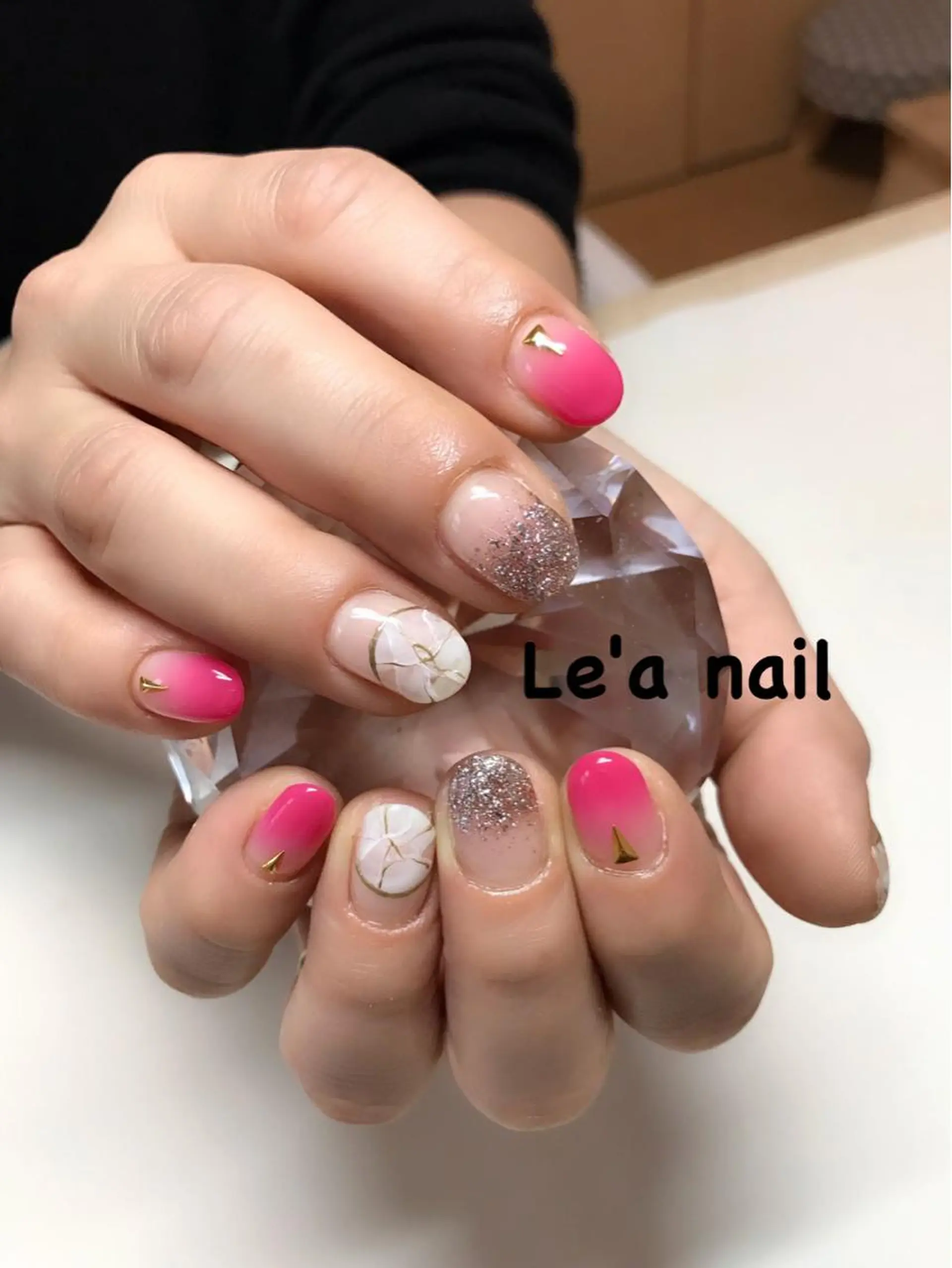 ネイル ハンドネイル 'mm所属・'mm  (ミリ) ＭＡＮＡＭＩのネイルデザイン