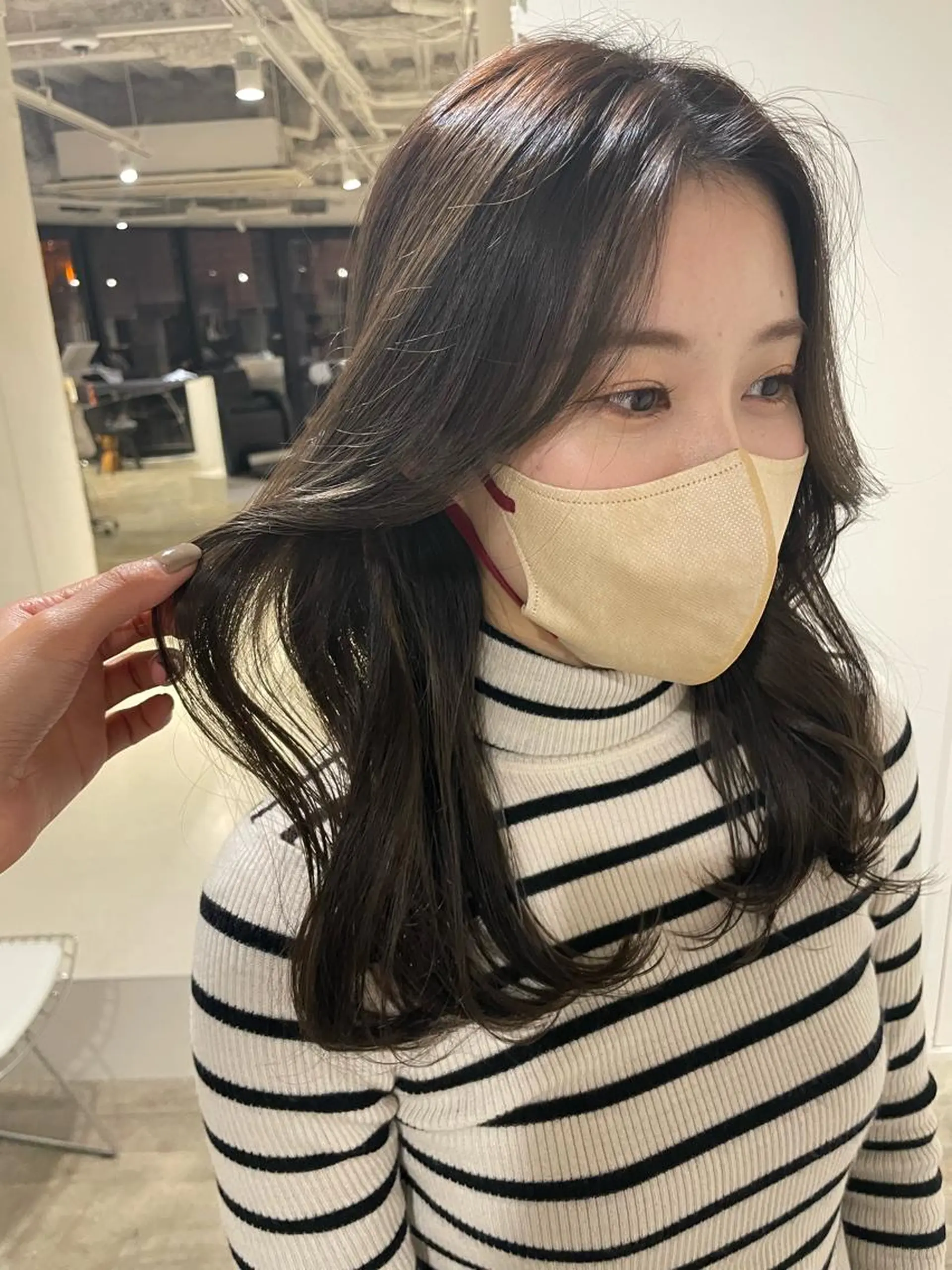 カラー ブリーチ 梅田美容室/レイヤー カット/ナナミ🎞のヘアスタイル