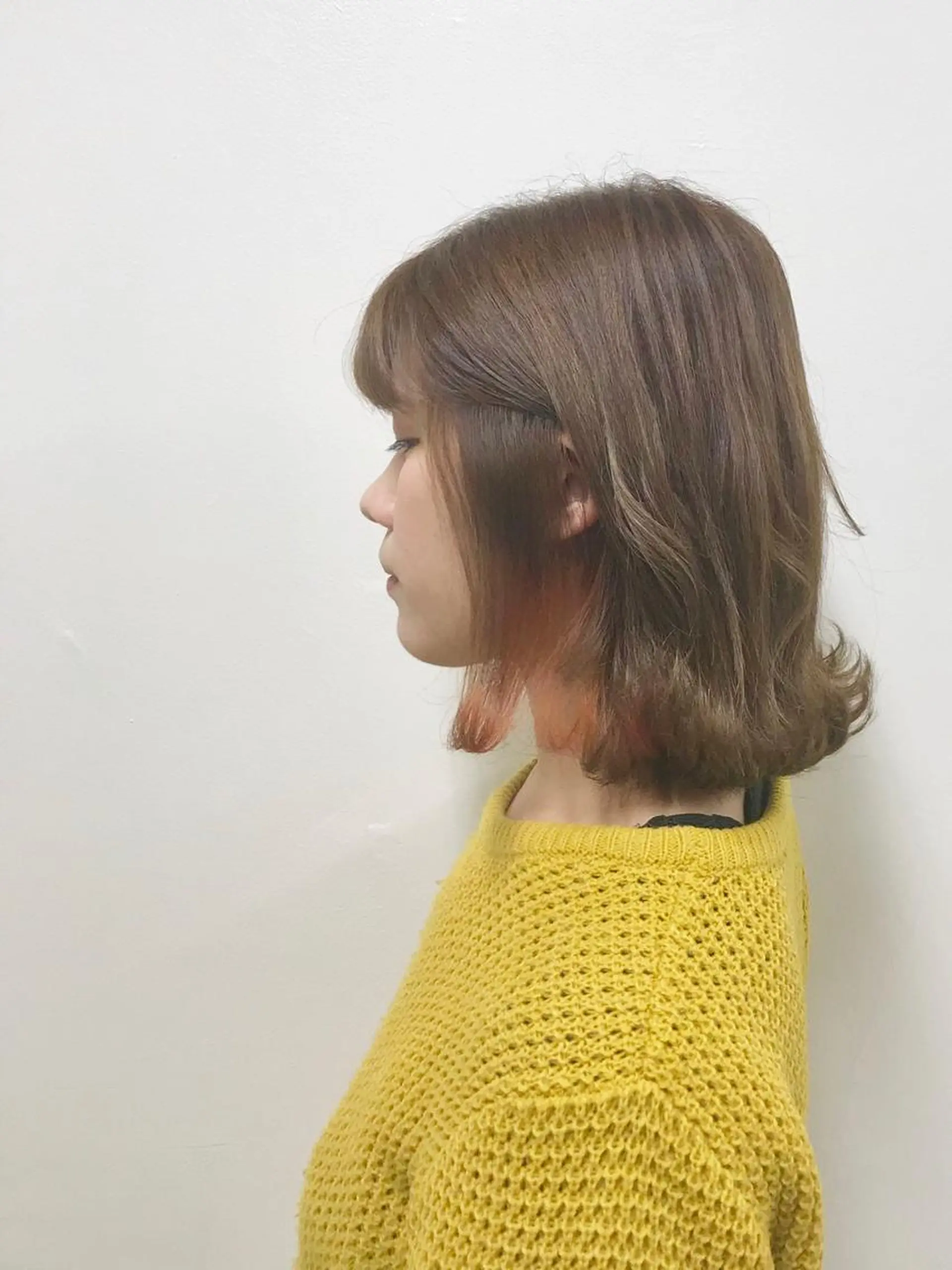 ミディアム カラー エリアNo.1カラー ⭐️hikaru⭐️のヘアスタイル