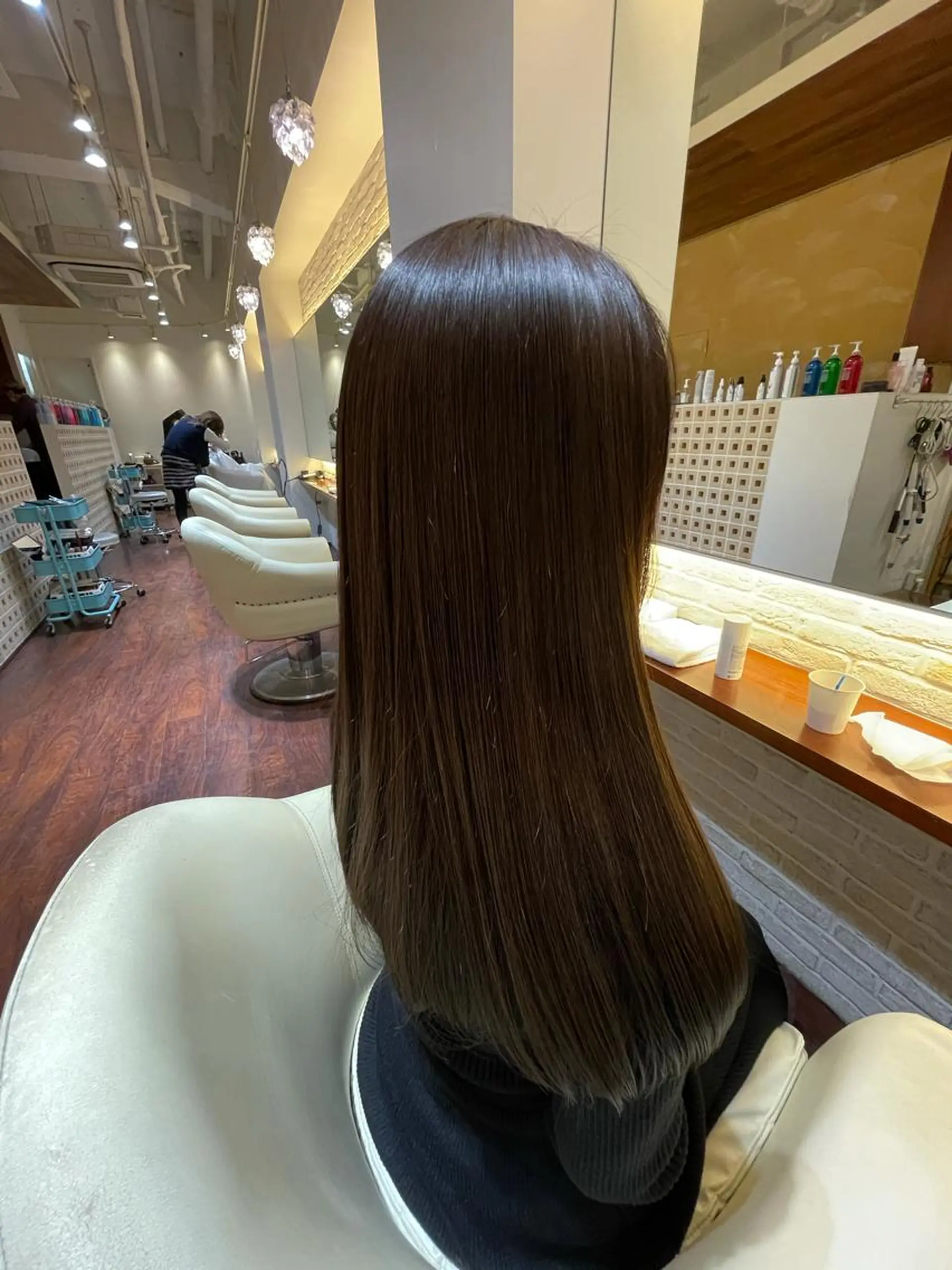 ロング カラー ロング カット ヘアカラー トリートメント CoCooN 店長 さのえみのヘアスタイル