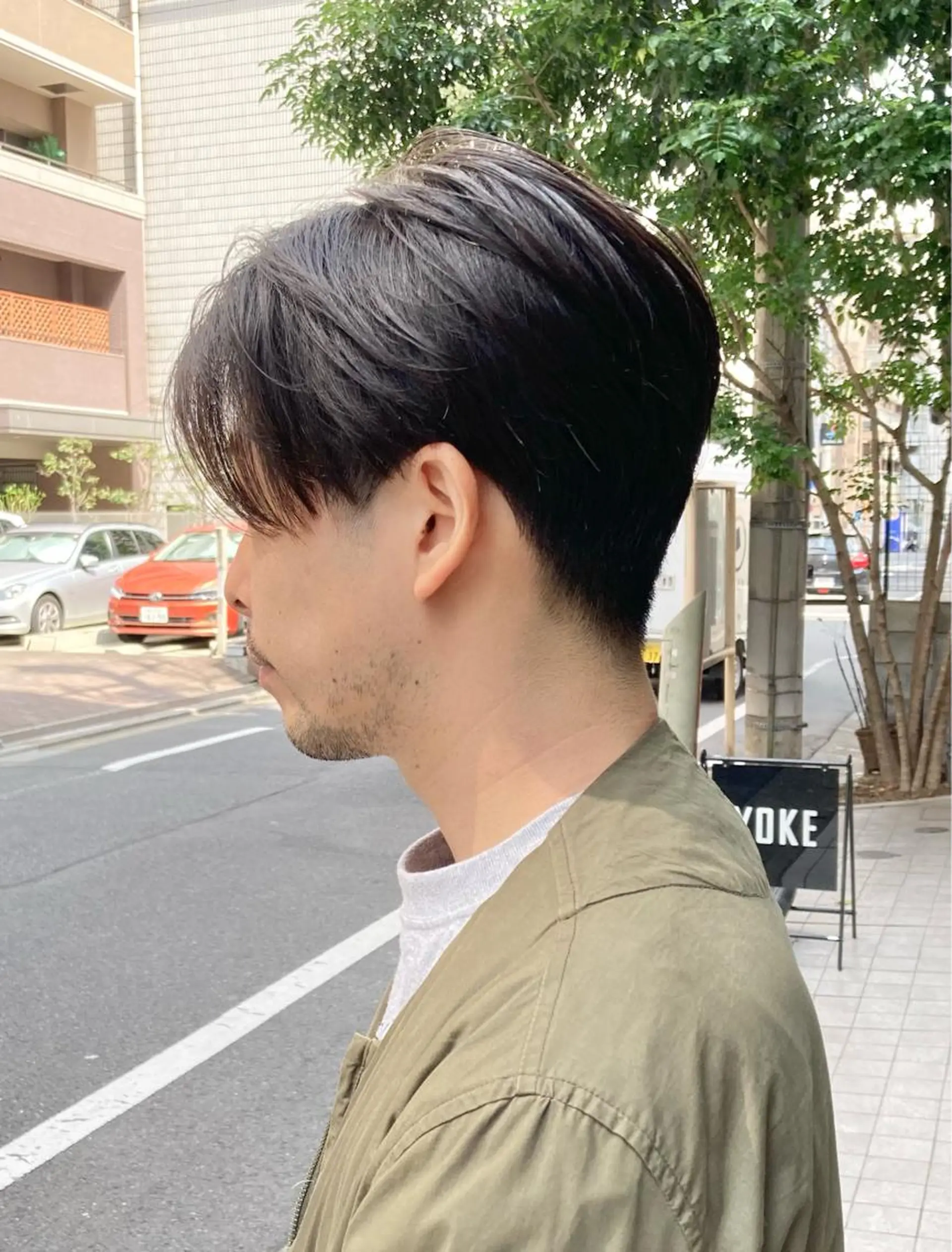 ショート メンズ 松岡 俊輔のヘアスタイル