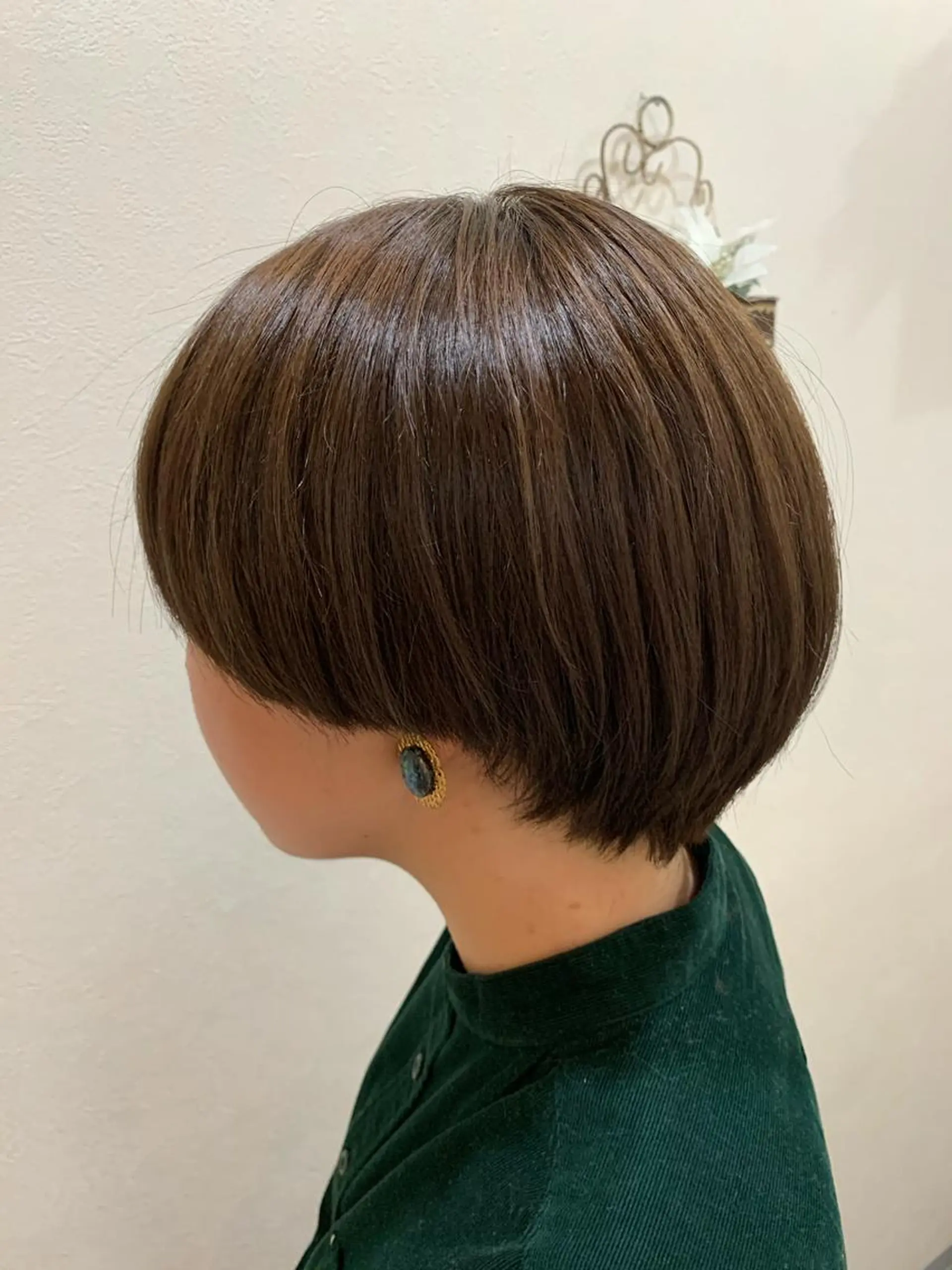 ショート カラー 透明感/ 美髪矯正/田中恭のヘアスタイル