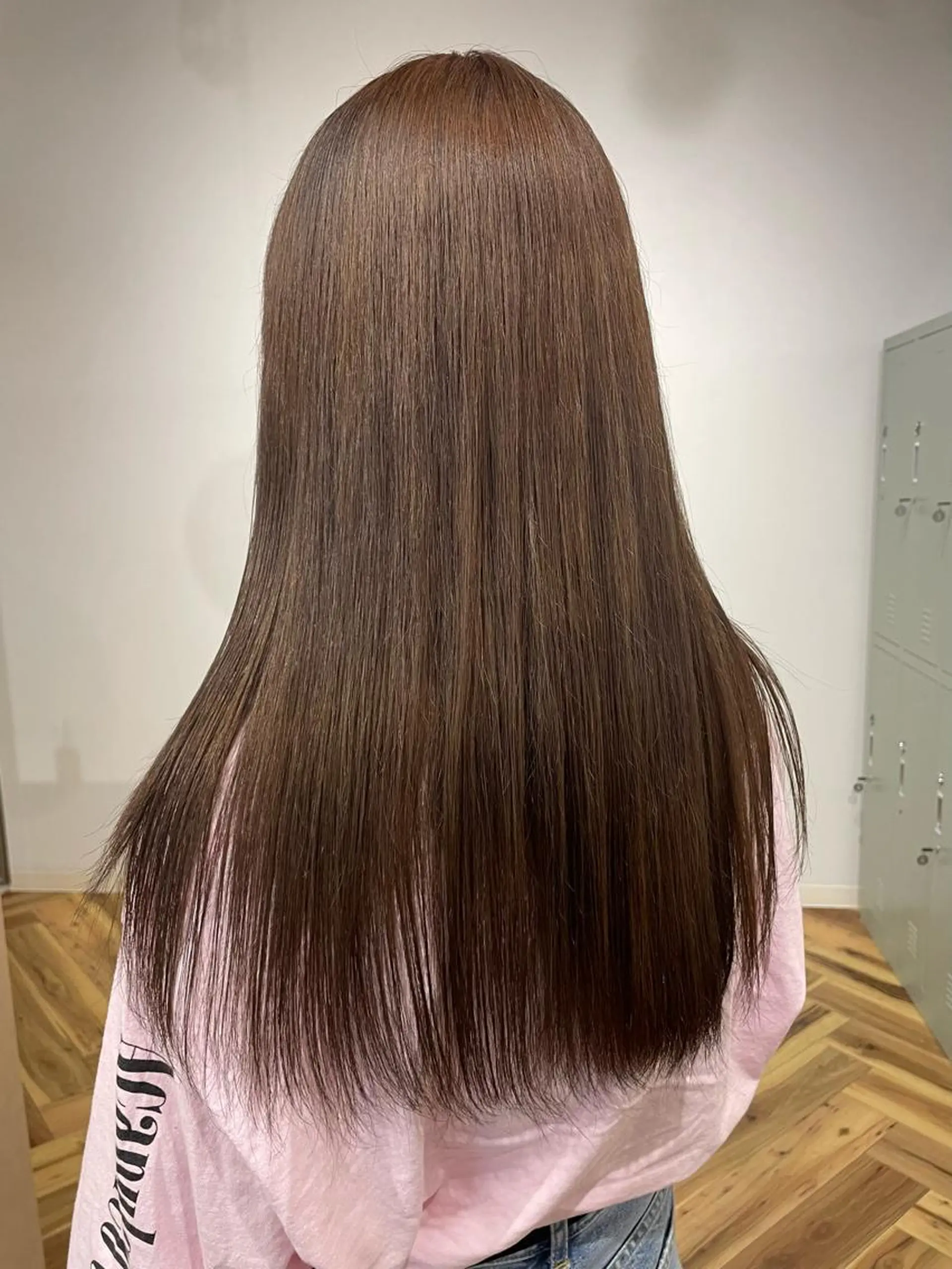 ロング カラー ブラウンカラー lani hair salon所属・SHOTO ハイトー ン/デザインカラーのヘアスタイル