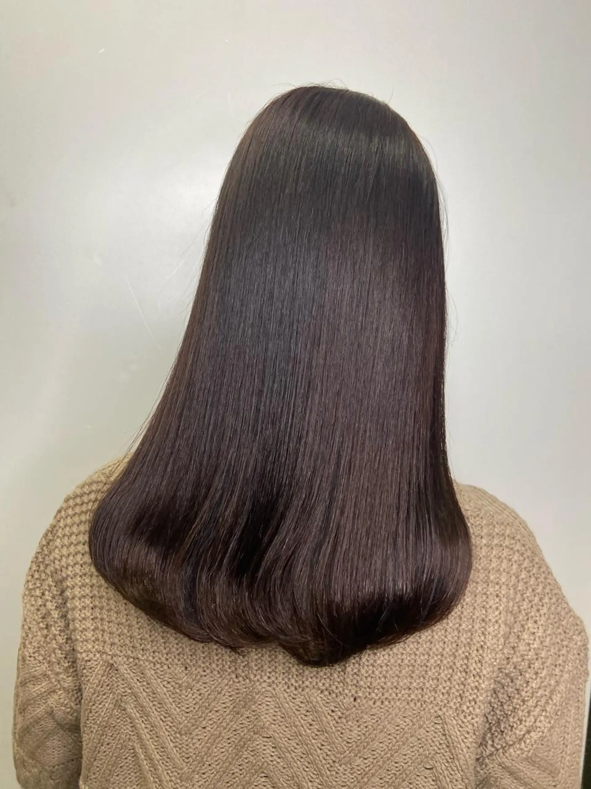 ロング カラー ブラウンカラー バイオレットカラー バイオレットブラウン トリートメント ヘアセット 地毛風艶カラー🌿 喜多夏海のヘアスタイル