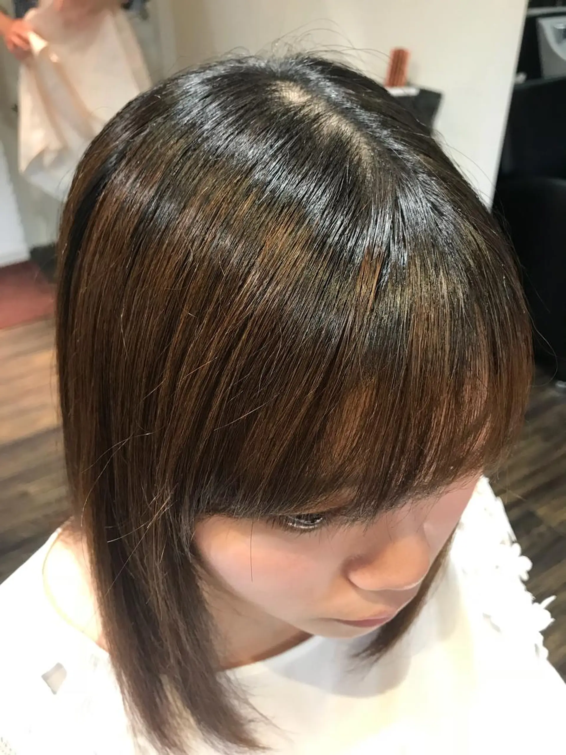 ミディアム 髪質改善 縮毛矯正/ 髪質改善 /ショート　圍　崇行のヘアスタイル