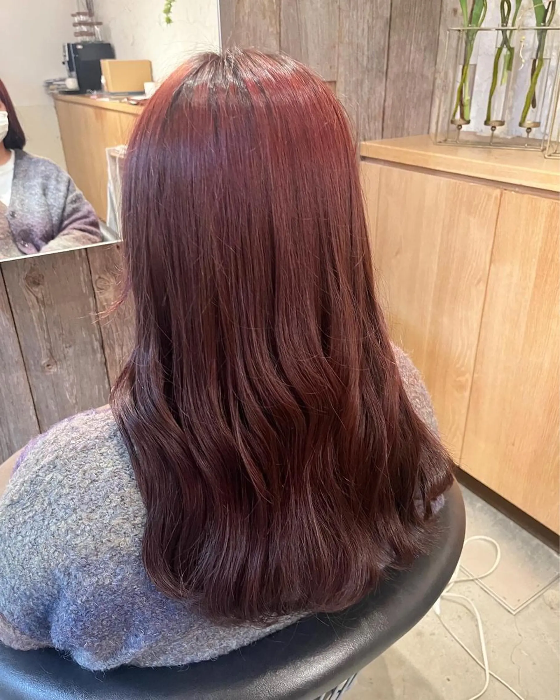 ロング カラー 三品 早妃のヘアスタイル