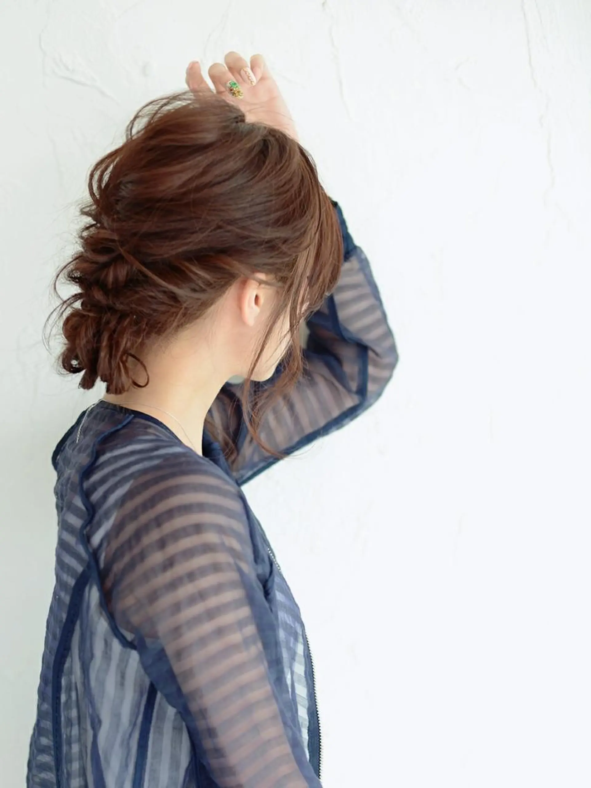 セミロング ヘアアレンジ designer ITOのヘアスタイル