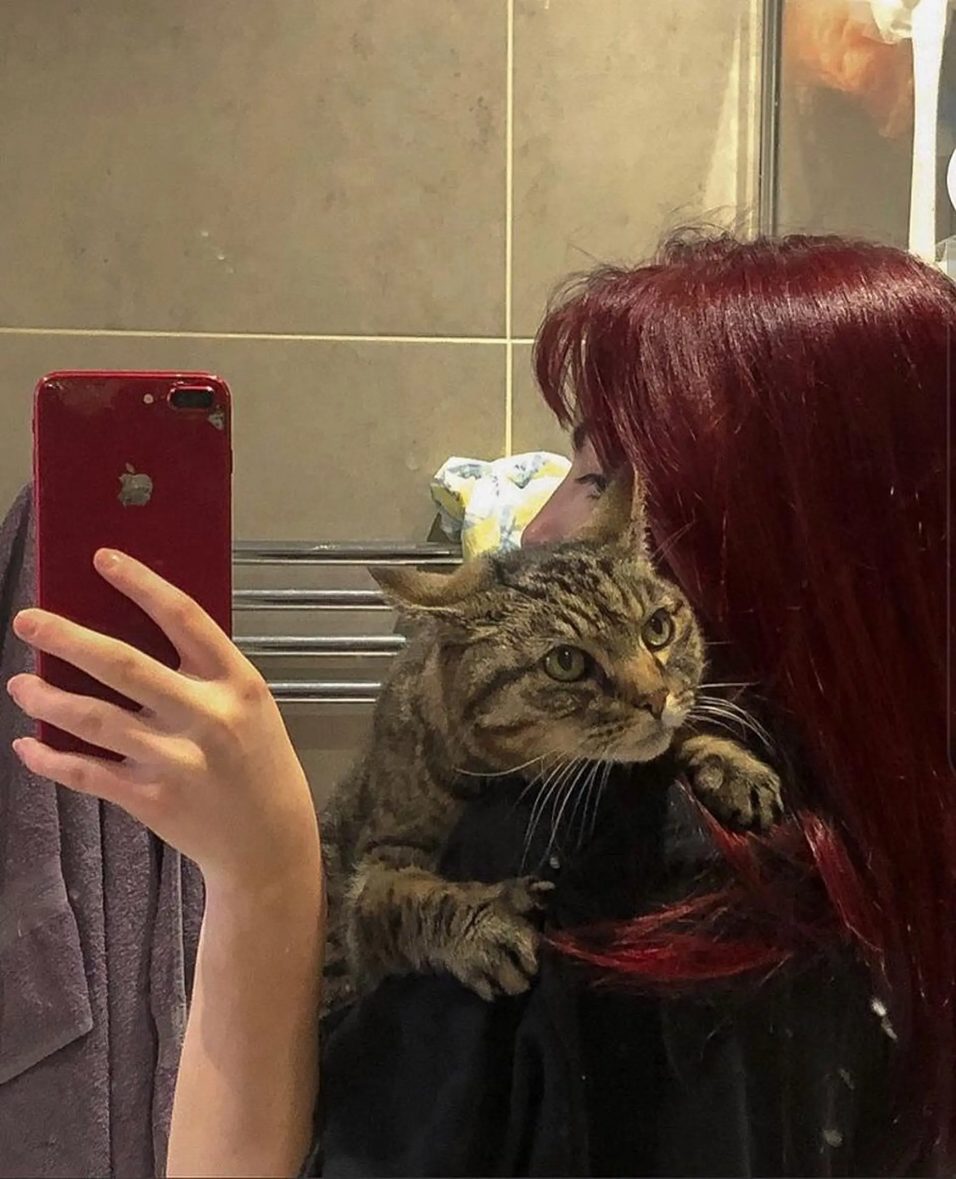 セミロング カラー カット ヘアカラー トリートメント ヘアセット minami🪷 暖色カラーのヘアスタイル