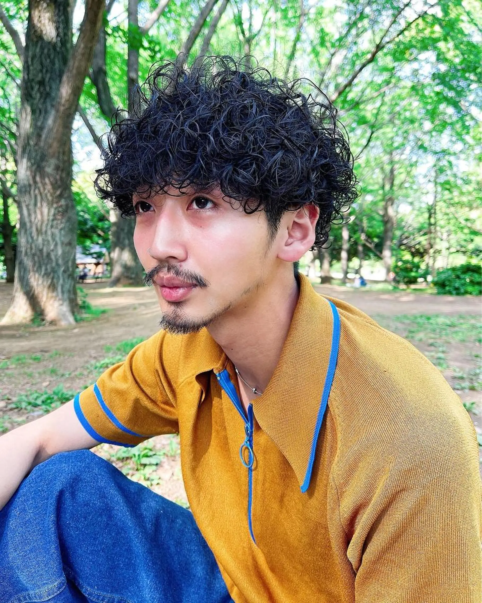 ショート パーマ メンズ マッシュ メンズパーマ カット パーマ メンズパーマ タカキリョウのヘアスタイル