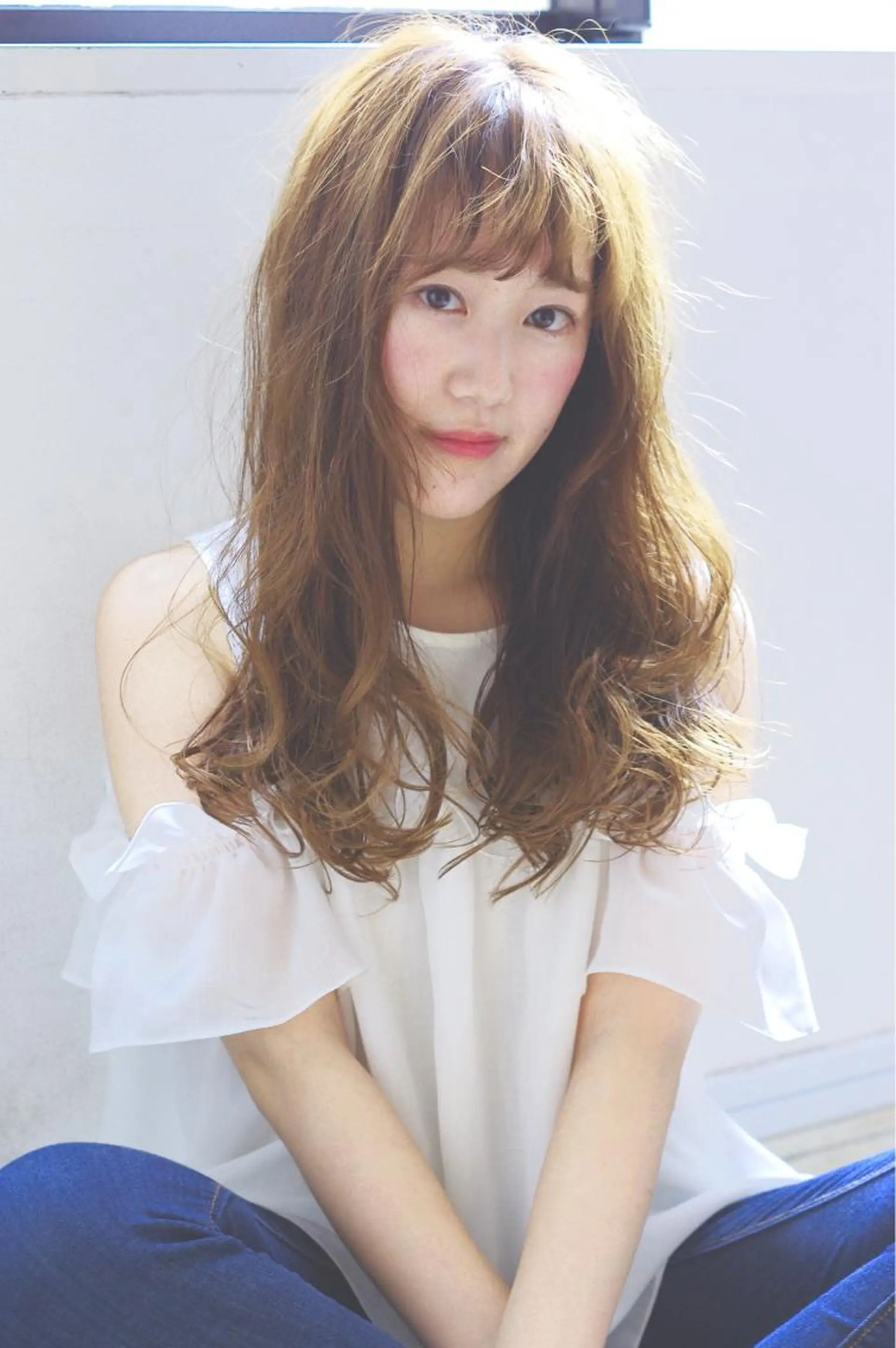 ミディアム セミロング ロング カラー 💎髪質改善💎 デザイナーshinのヘアスタイル