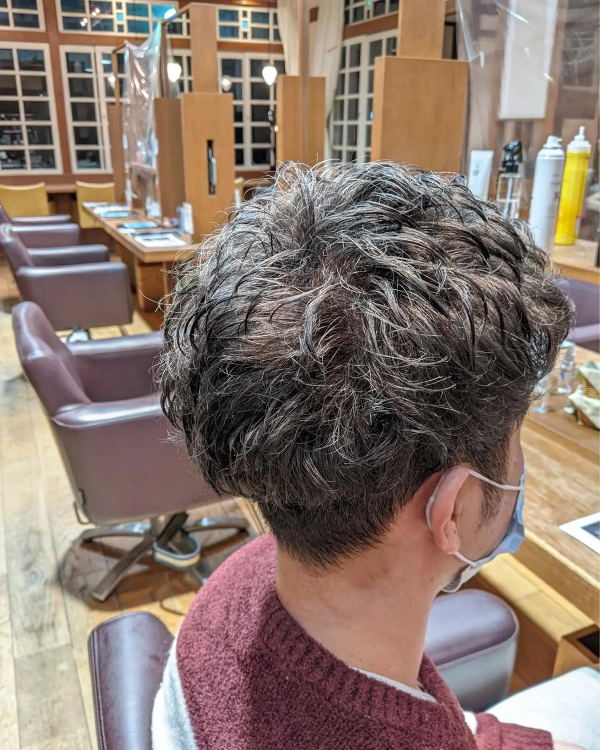 ショート メンズ カット パーマ 吉村 周馬のヘアスタイル