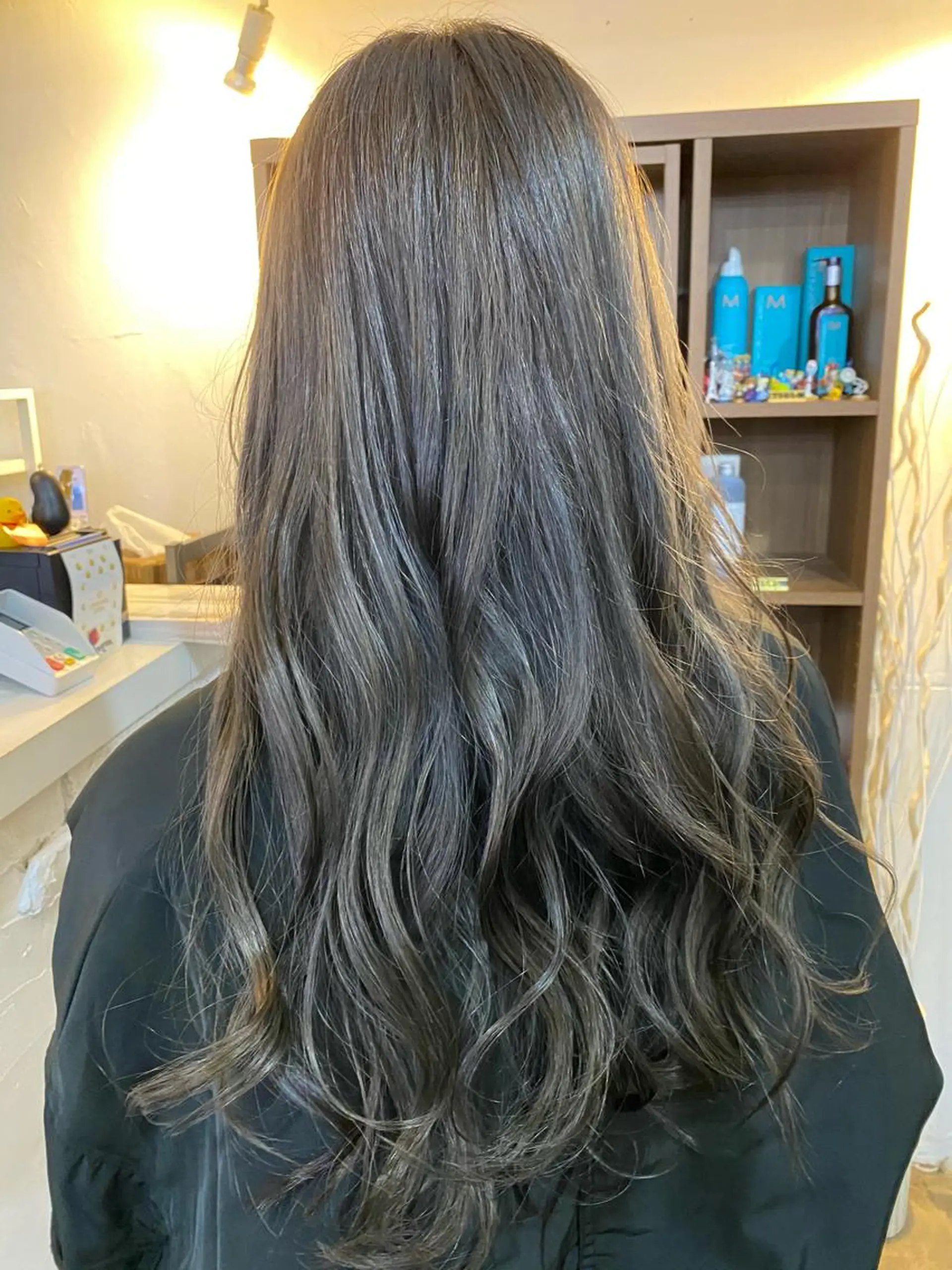 ロング カラー ヘアアレンジ 【艶髪×韓国風】 毛流れ職人 RYOのヘアスタイル