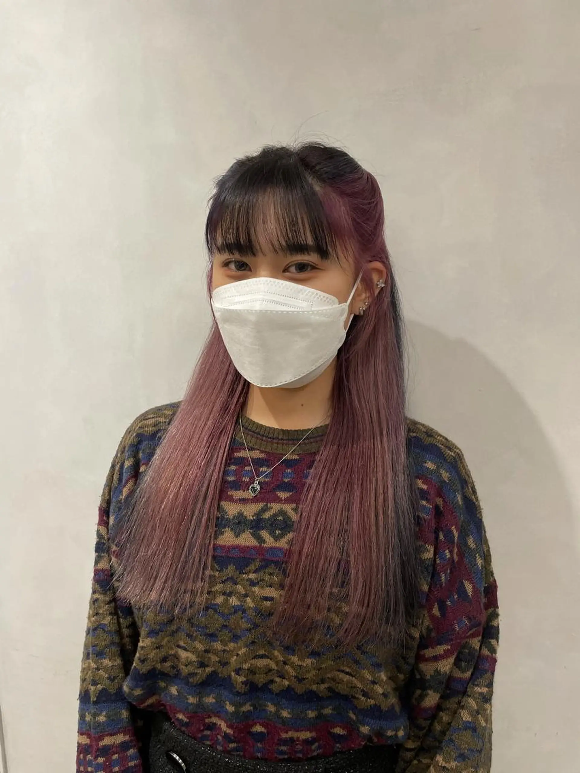 ロング ヘアカラー トリートメント ❤︎︎韓国ヘア❤︎︎ 𝑺𝒉𝒊𝒉𝒐のヘアスタイル