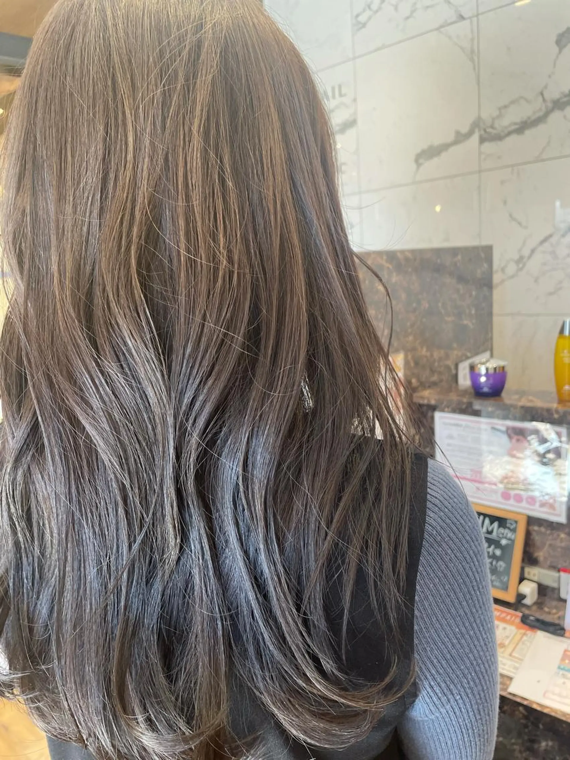 カラー ヘアカラー 中村 誠也のヘアスタイル