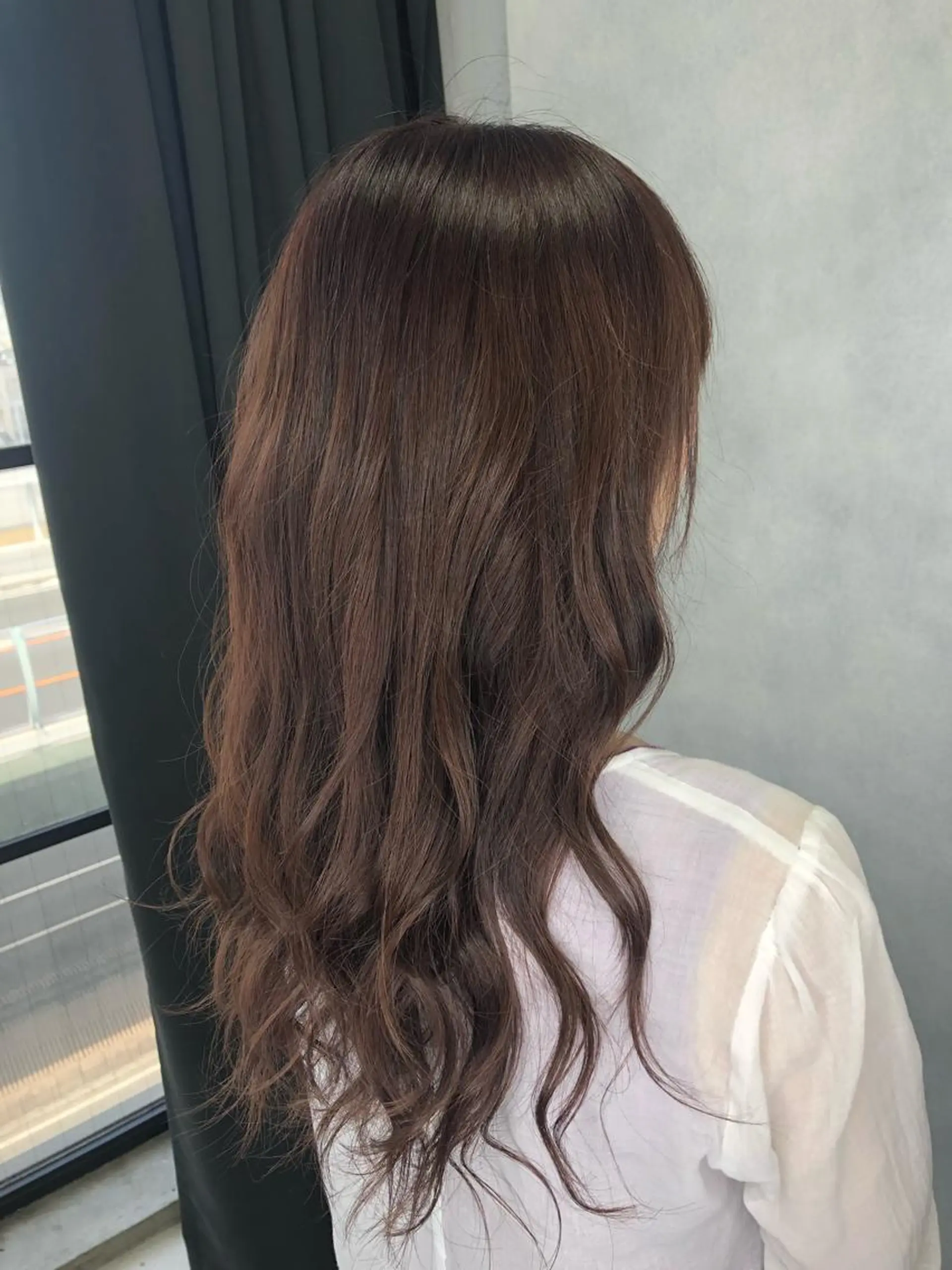 ロング ピンクブラウン 透明感カラー/メンズ 特化kazumaのヘアスタイル