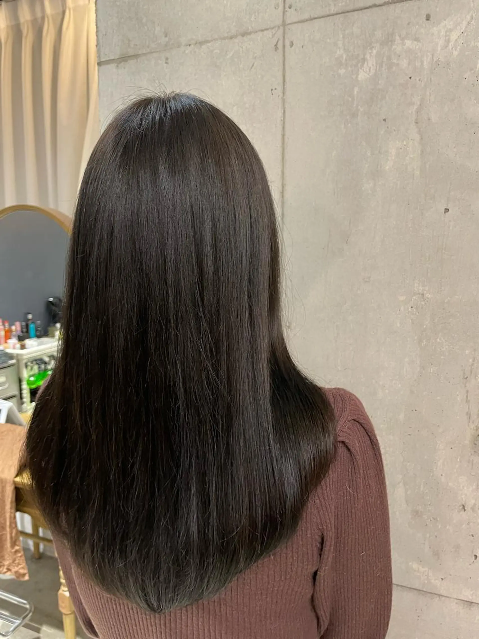 ロング カラー ブリーチ ブリーチなしカラー loely 💞miyuのヘアスタイル