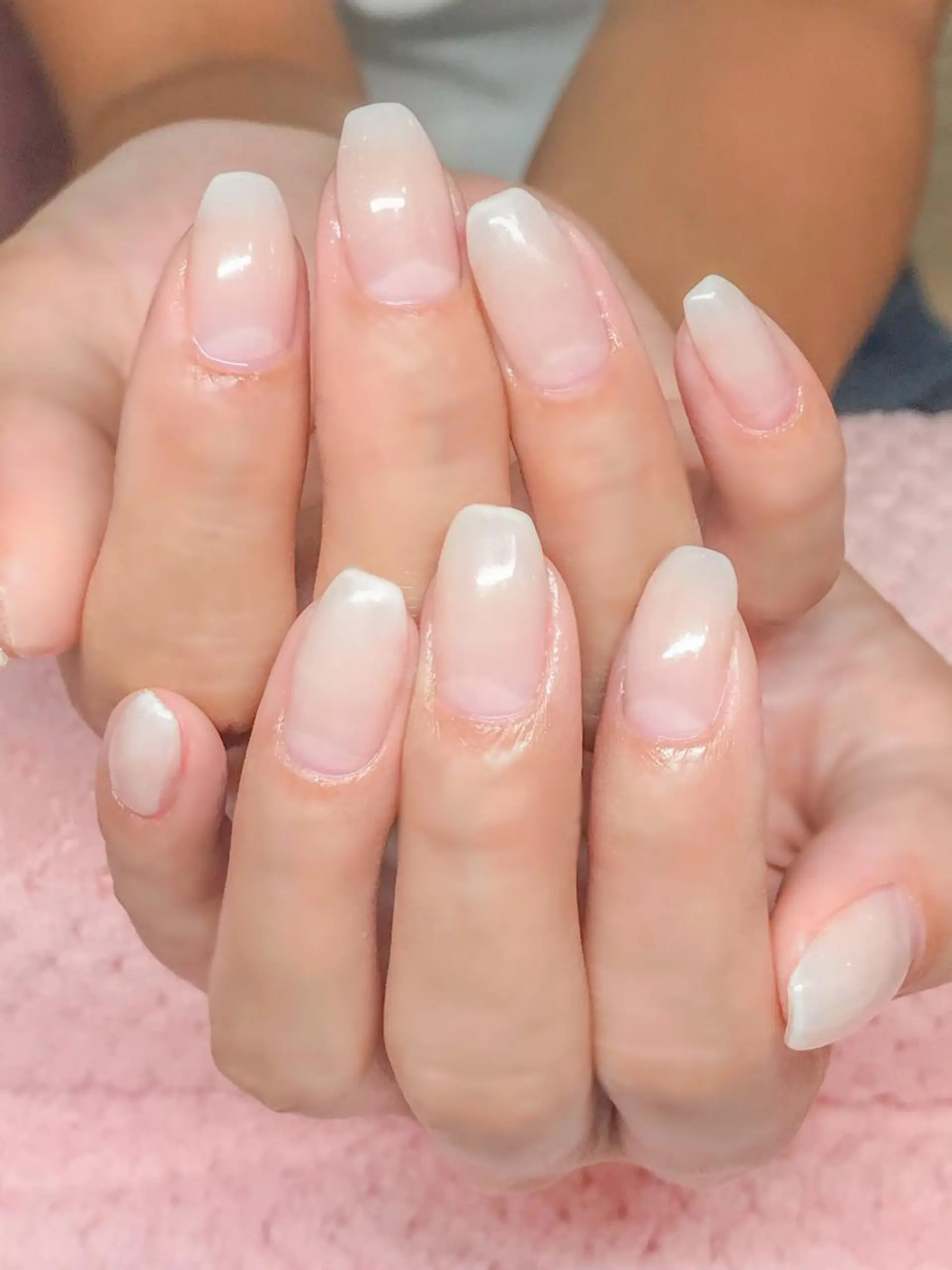 ネイル ジェルネイル グラデーション オフィスネイル シンプルネイル Nyanco Nailのネイルデザイン