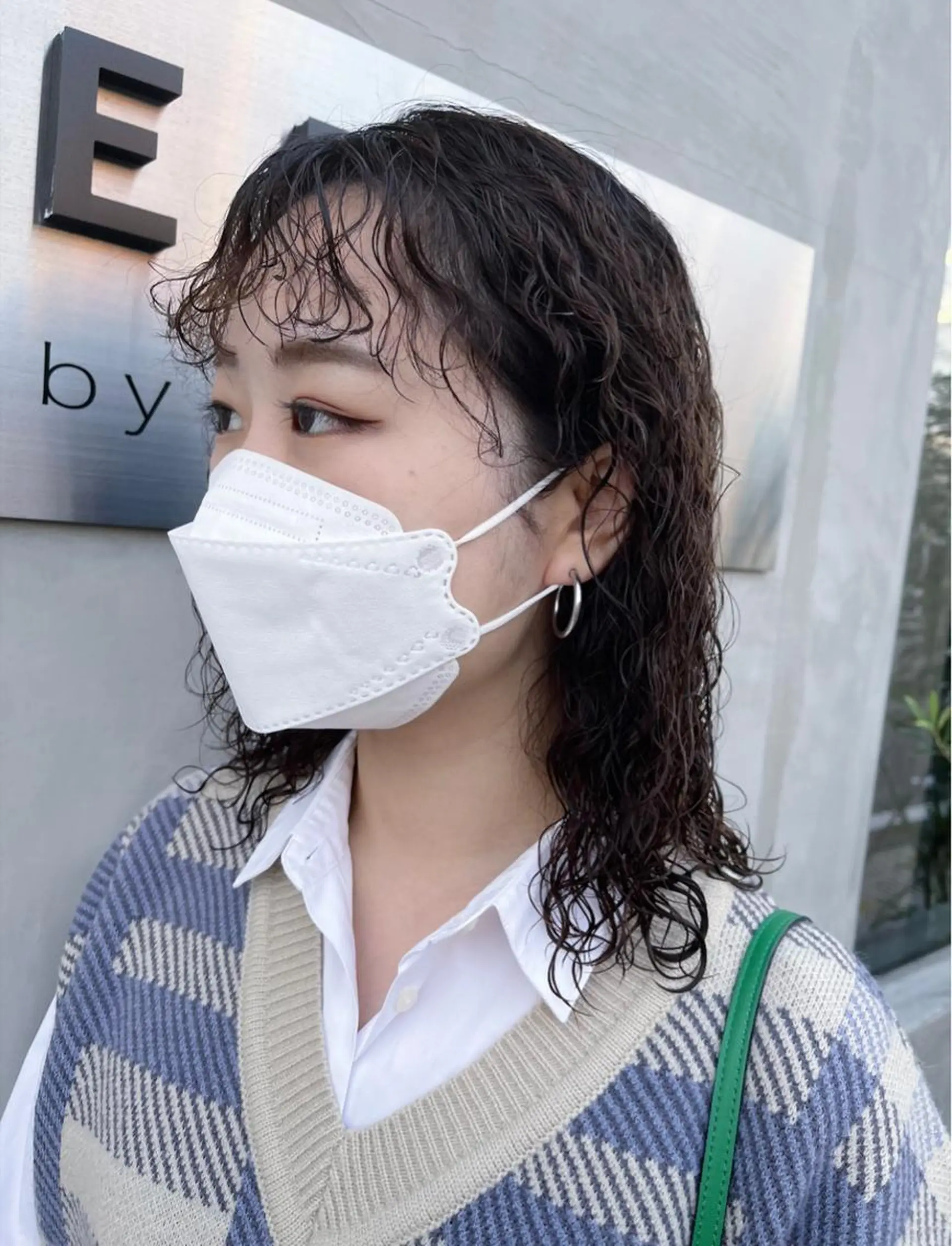 ミディアム パーマ ミディアムパーマ ダブルカラー /まつ毛パーマ🎀のヘアスタイル