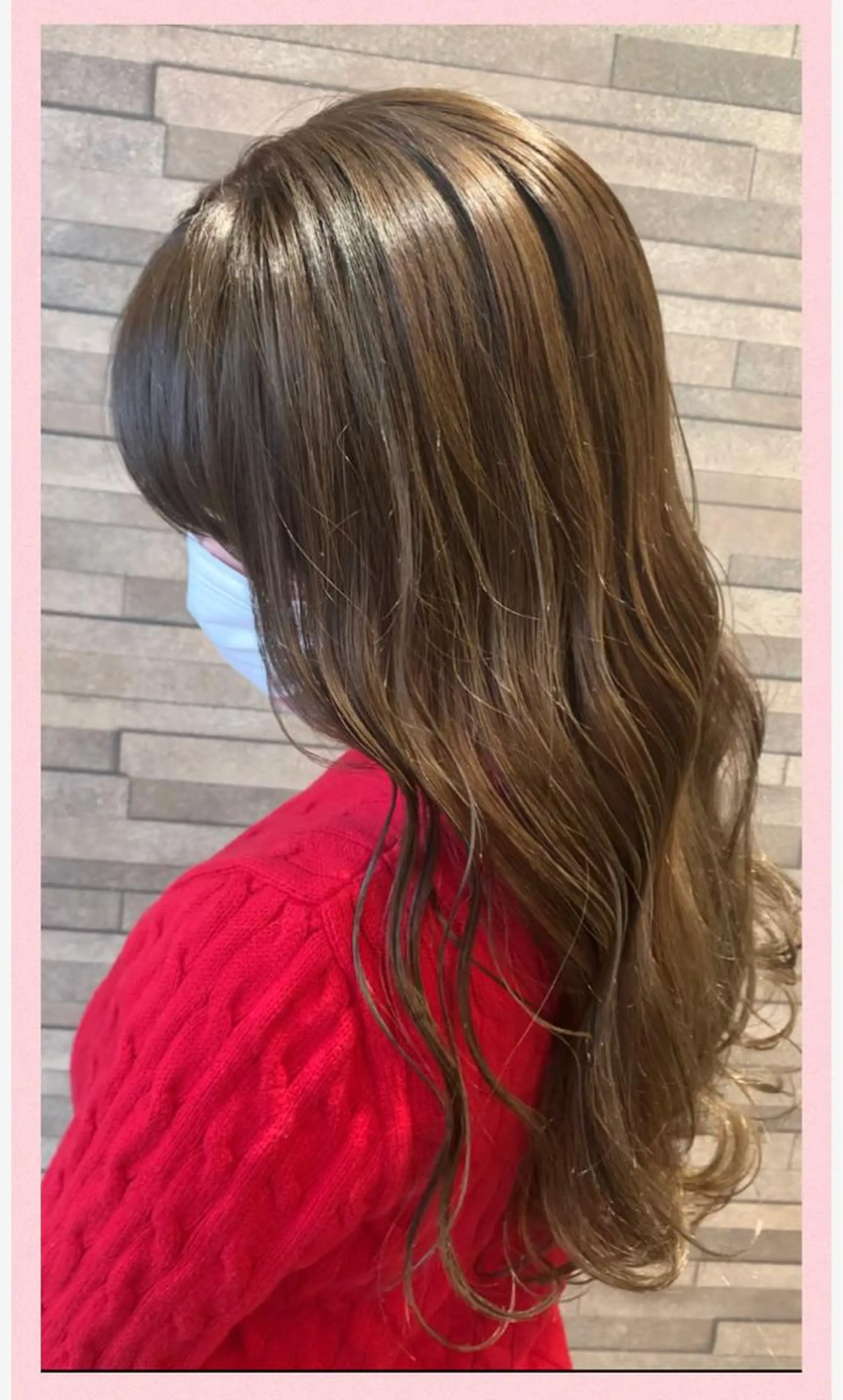 セミロング カラー ハイライトカラー オリーブカラー ハイライト Gain所属・Gain Nanamiのエステ・リラクイメージ