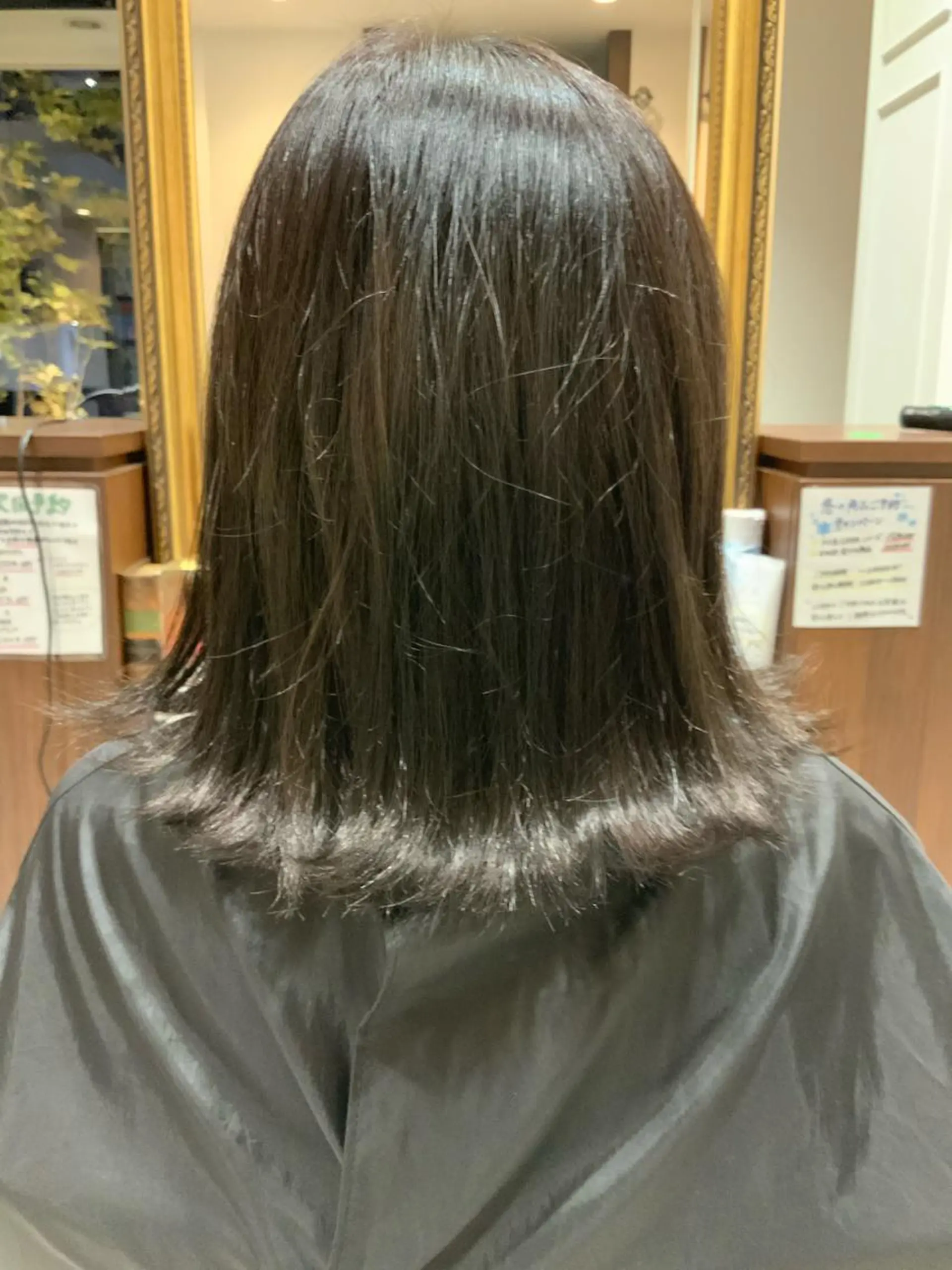 ミディアム カラー 🌿ストレート🌿 髪質改善☘️シュウヤのヘアスタイル