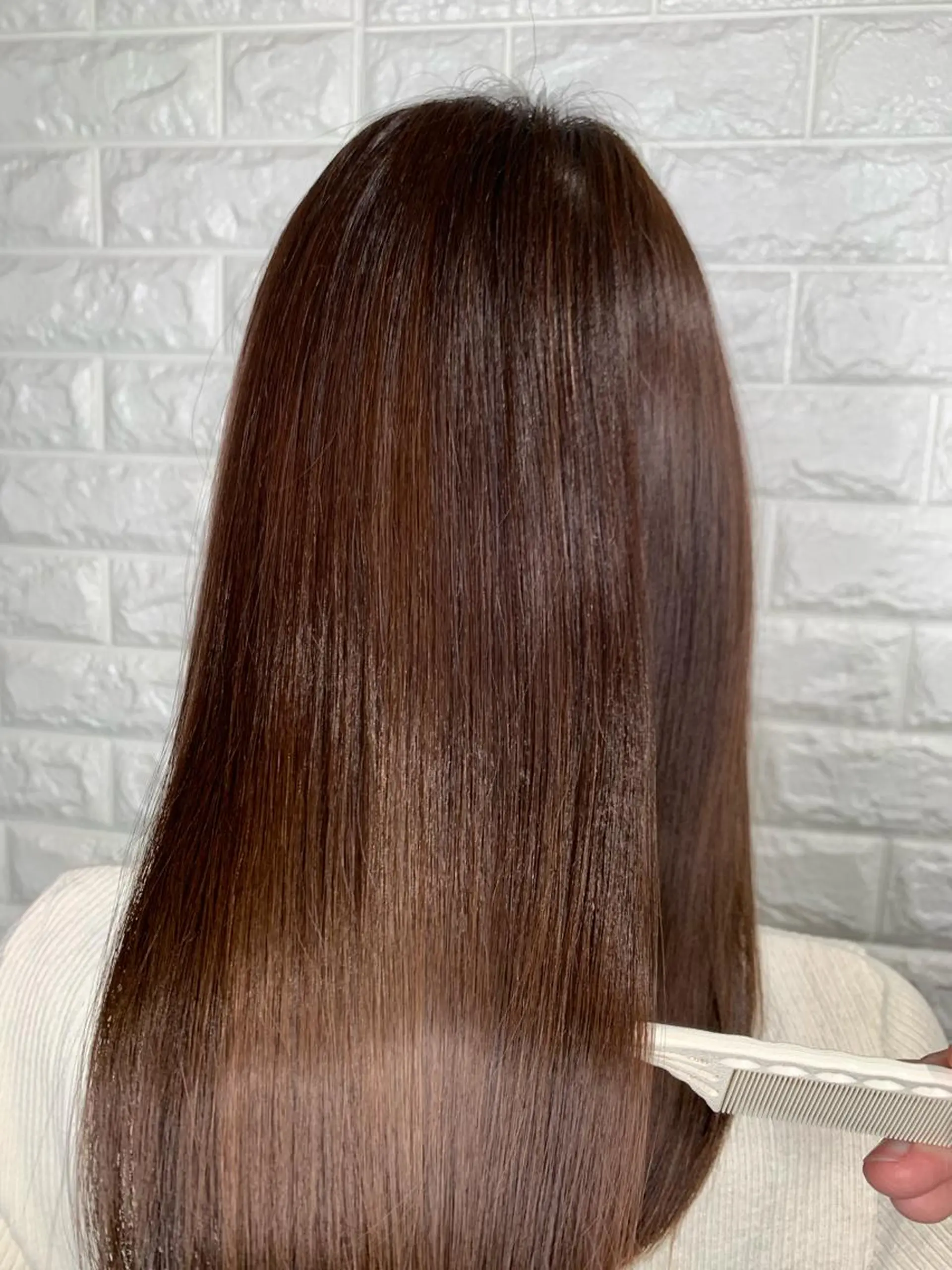 セミロング カラー ヘアアレンジ アクアカラー 髪質改善 トリートメント カット ヘアカラー トリートメント ヘッドスパ Lee東三国 店長 谷辻誠志のヘアスタイル