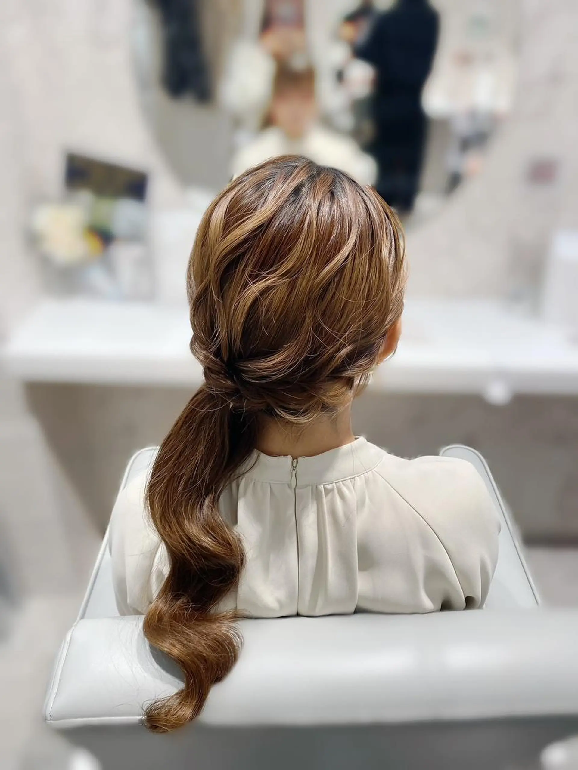 ヘアアレンジ ヘアセット ベルグロー🧡 心斎橋スタッフ🦋のヘアスタイル