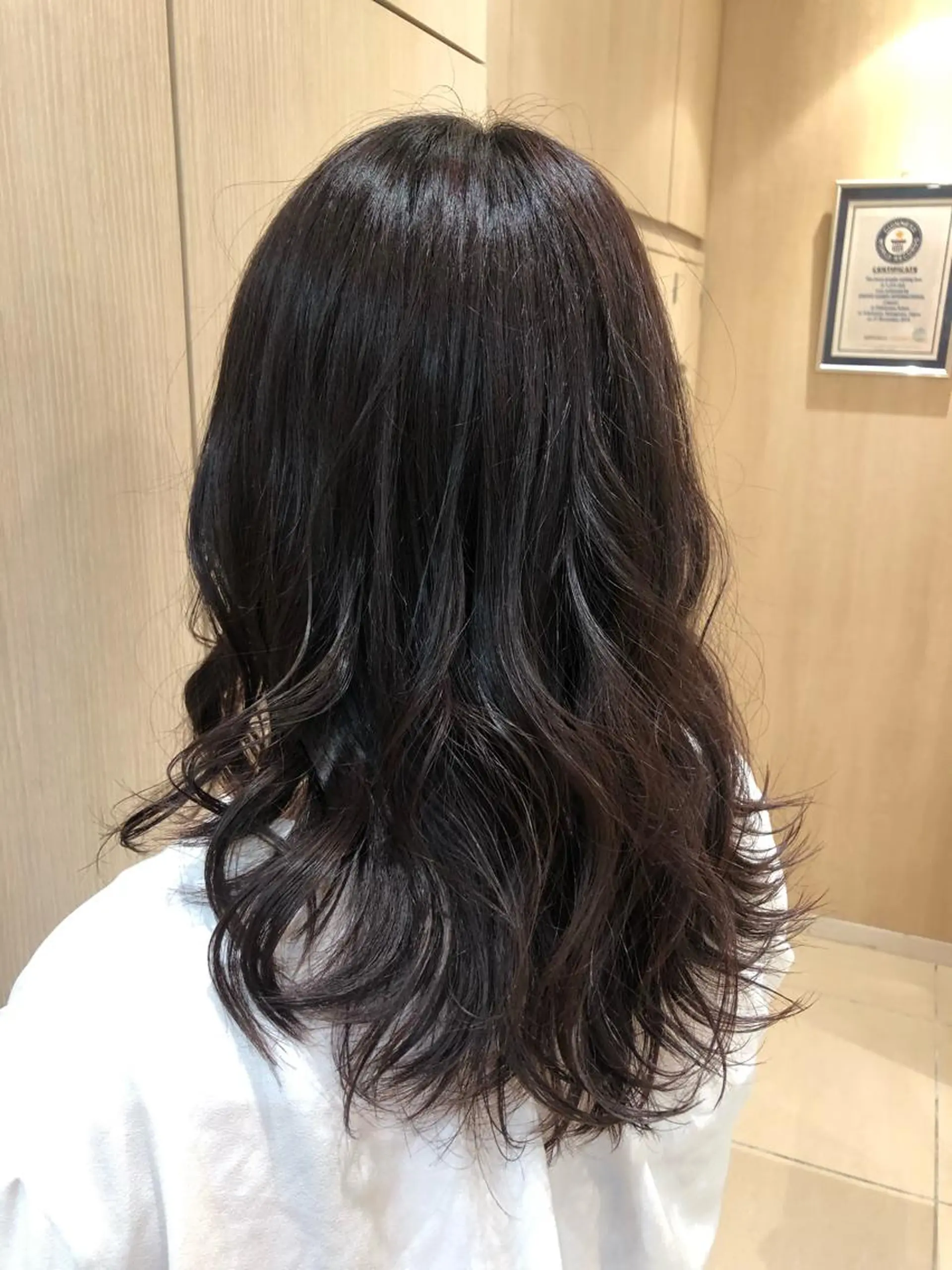 セミロング カラー 韓国ヘアメイク🎀/ 縮毛矯正✨山本媛香のヘアスタイル