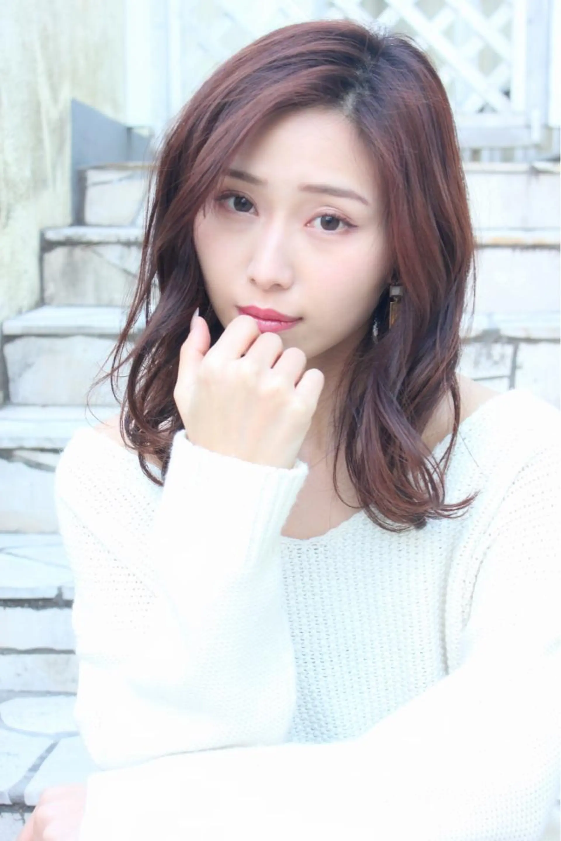 ミディアム カラー 透明感カラー 代表　YUKI ☆のヘアスタイル