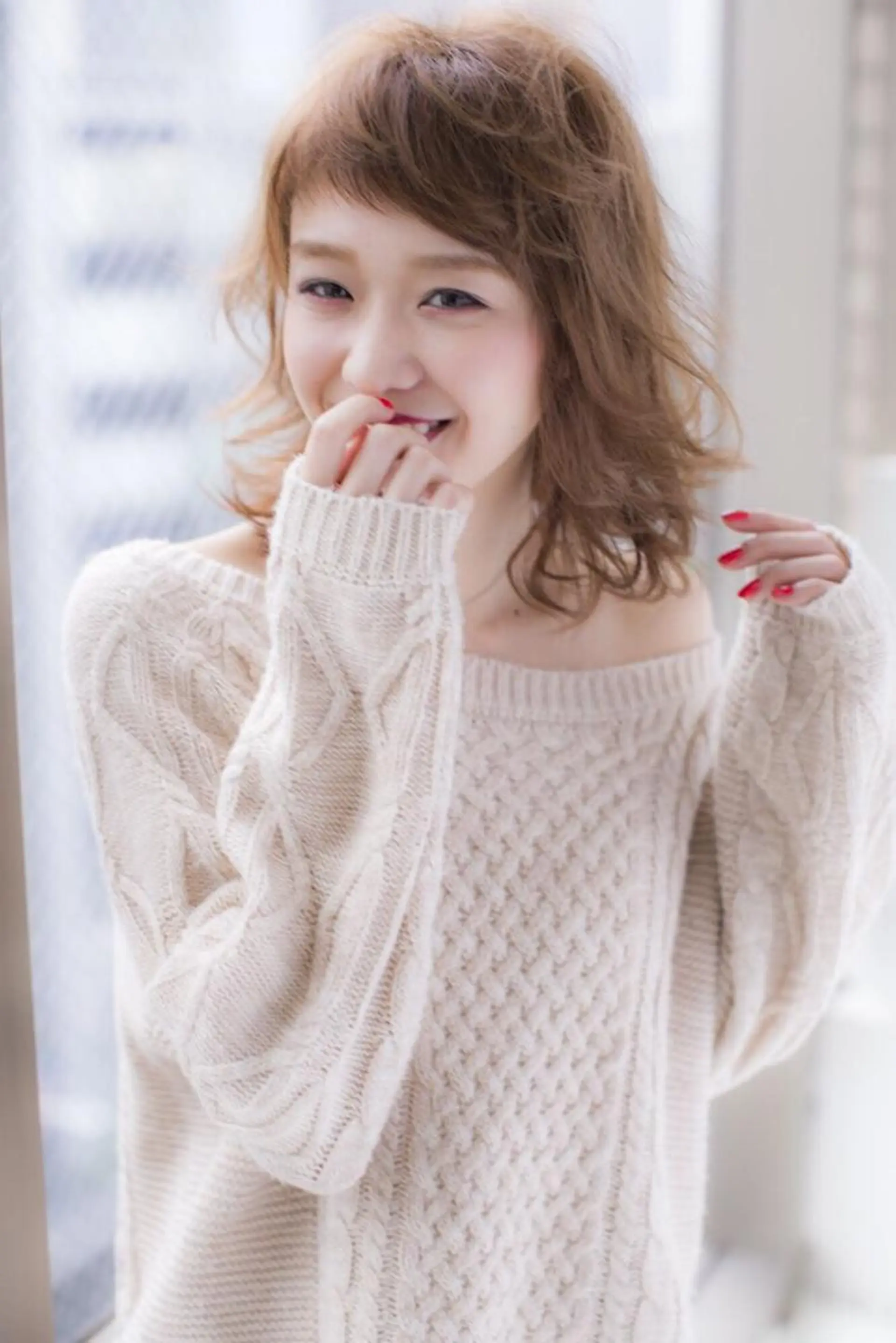 ミディアム セミロング カラー パーマ LEDマツエク/ アイブロウ/石原の眉毛・アイブロウイメージ