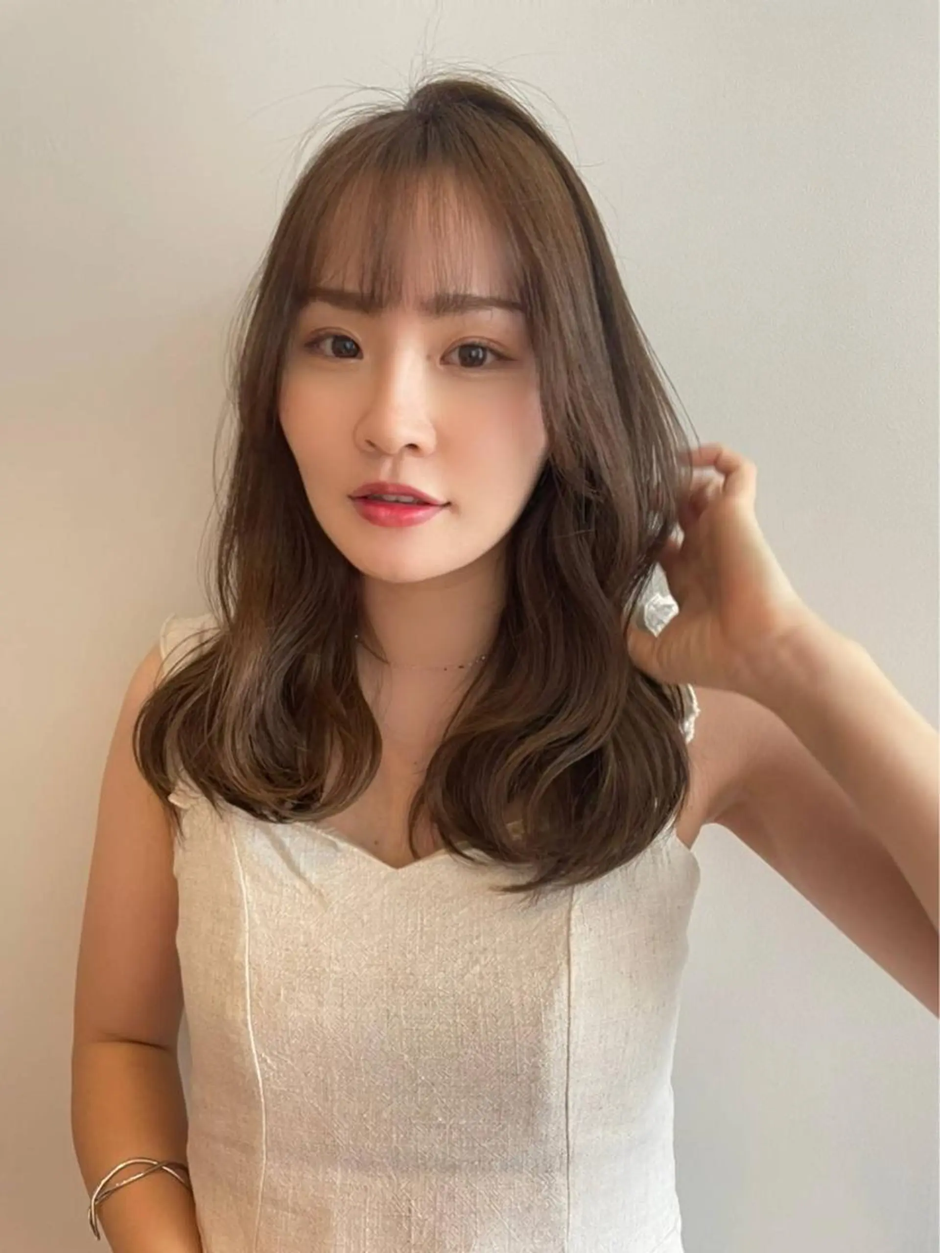 セミロング カラー 韓国風ヘア One By The Ect所属・ショート/脱白髪染め ☆宇﨑悠実のヘアスタイル