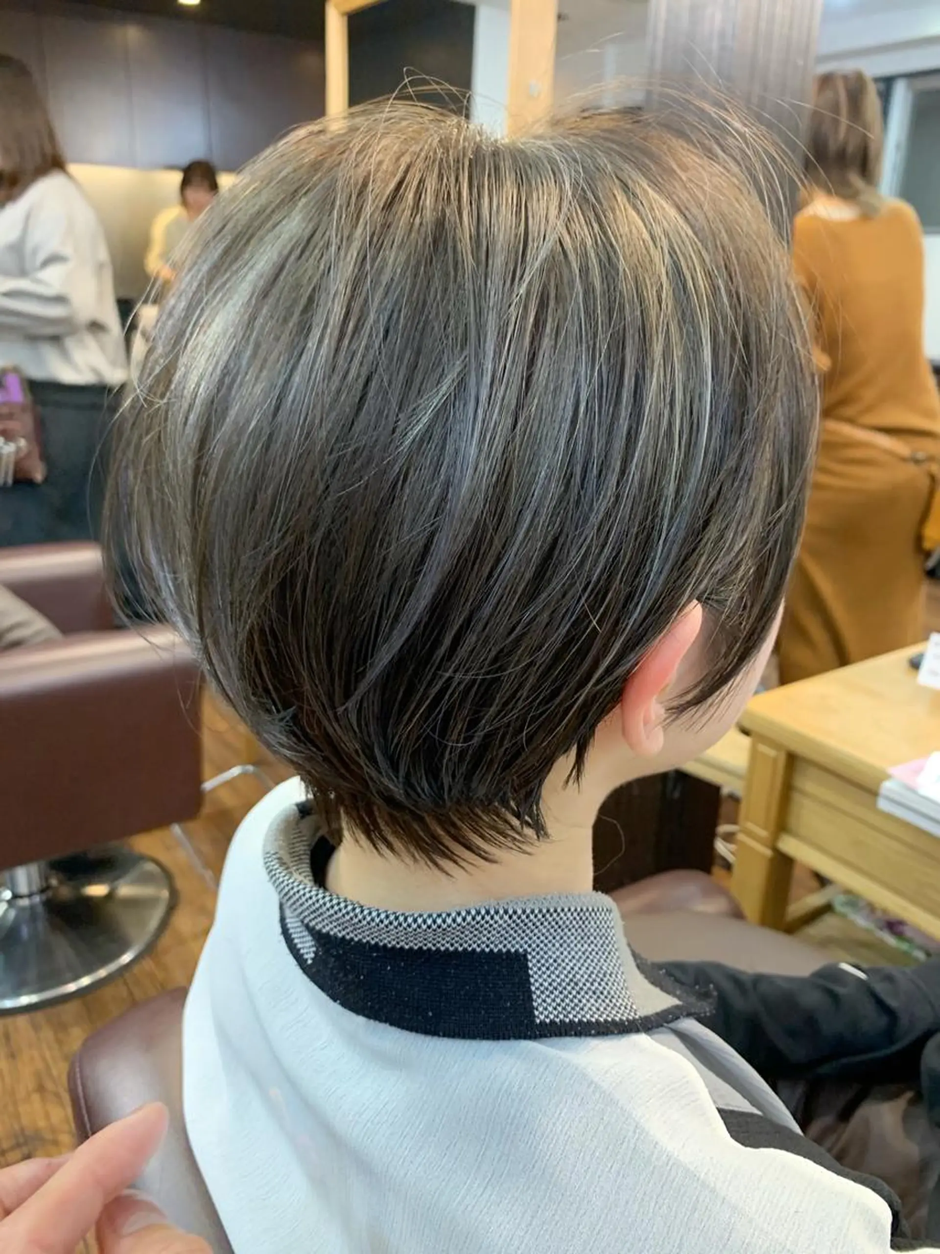 ショート 縮毛矯正/ショート/ レイヤー/畑中正敏のヘアスタイル