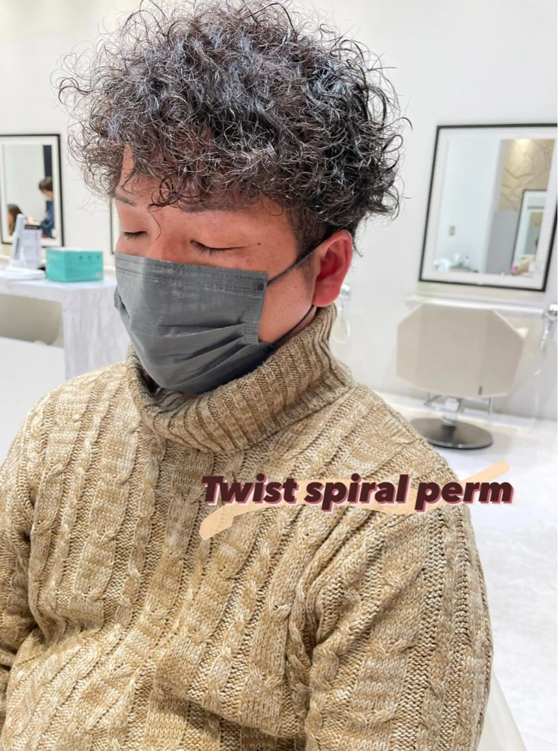 パーマ メンズ メンズパーマ BELLA/天王寺/ 似合わせ/木浦心のヘアスタイル