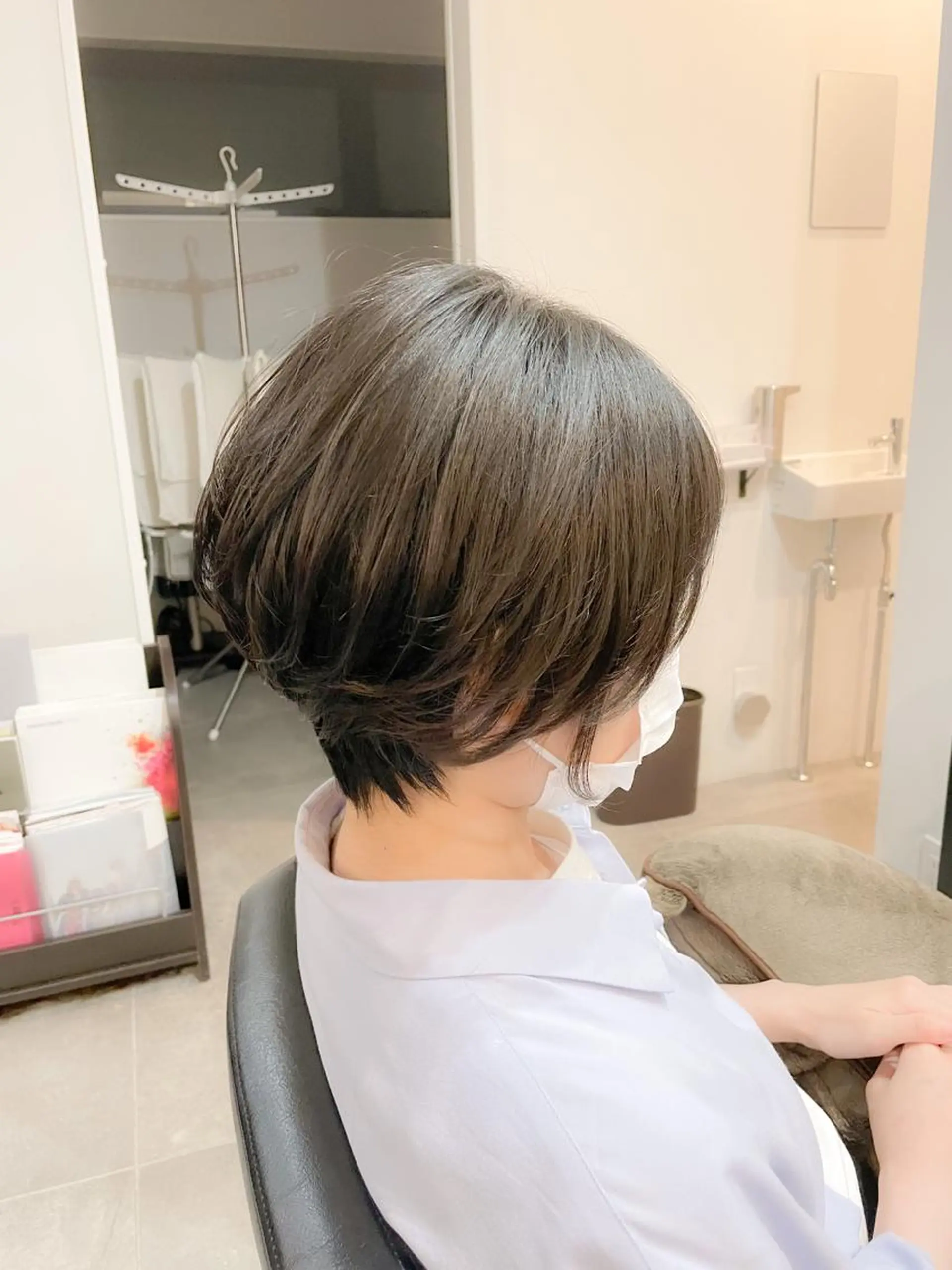 ショート 縮毛矯正 PIECE所属・坂田 椋のヘアスタイル