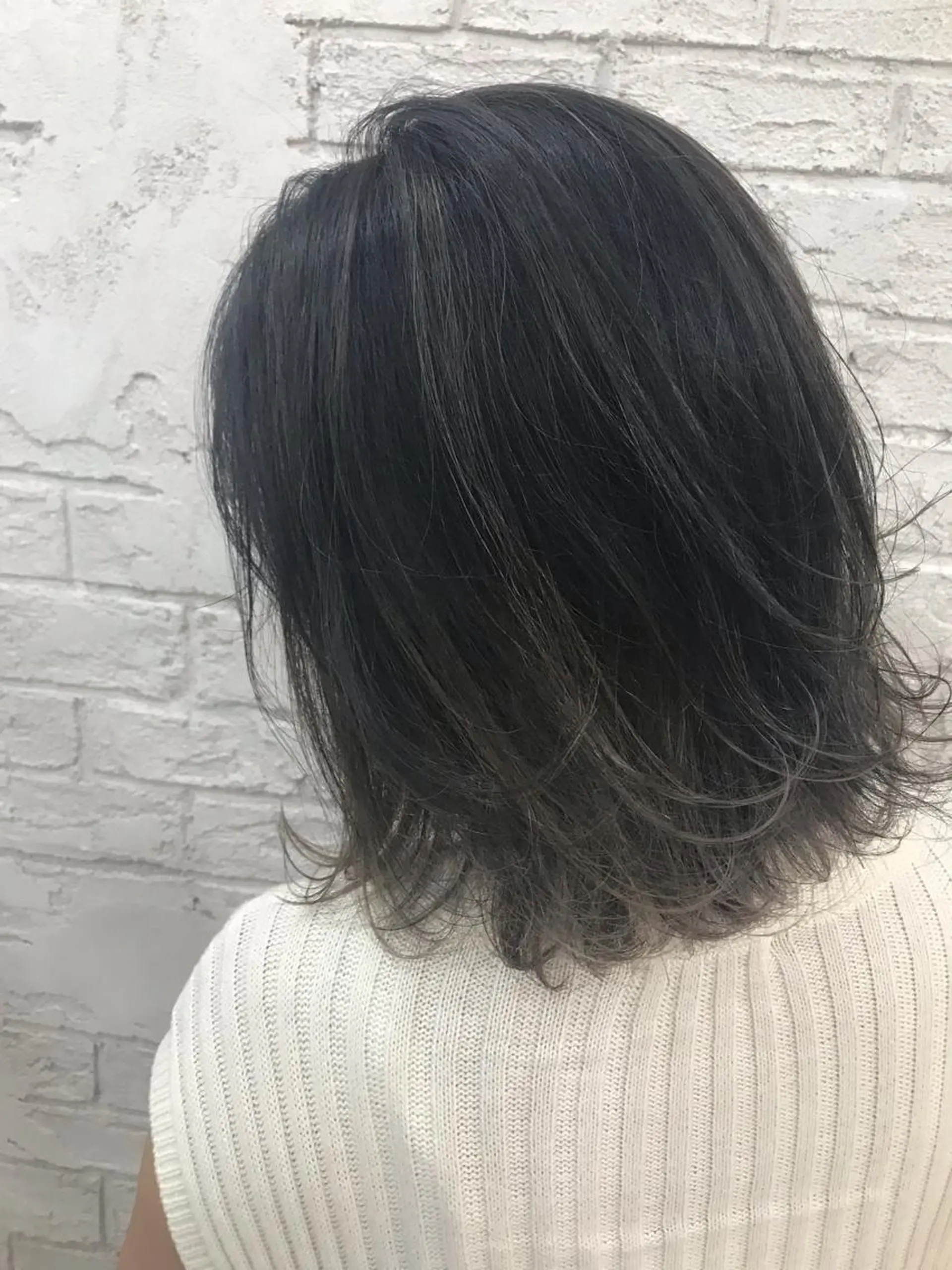 ミディアム レイヤーカット 🇺🇸ハイライト特 化美容師🇺🇸漆沢のヘアスタイル