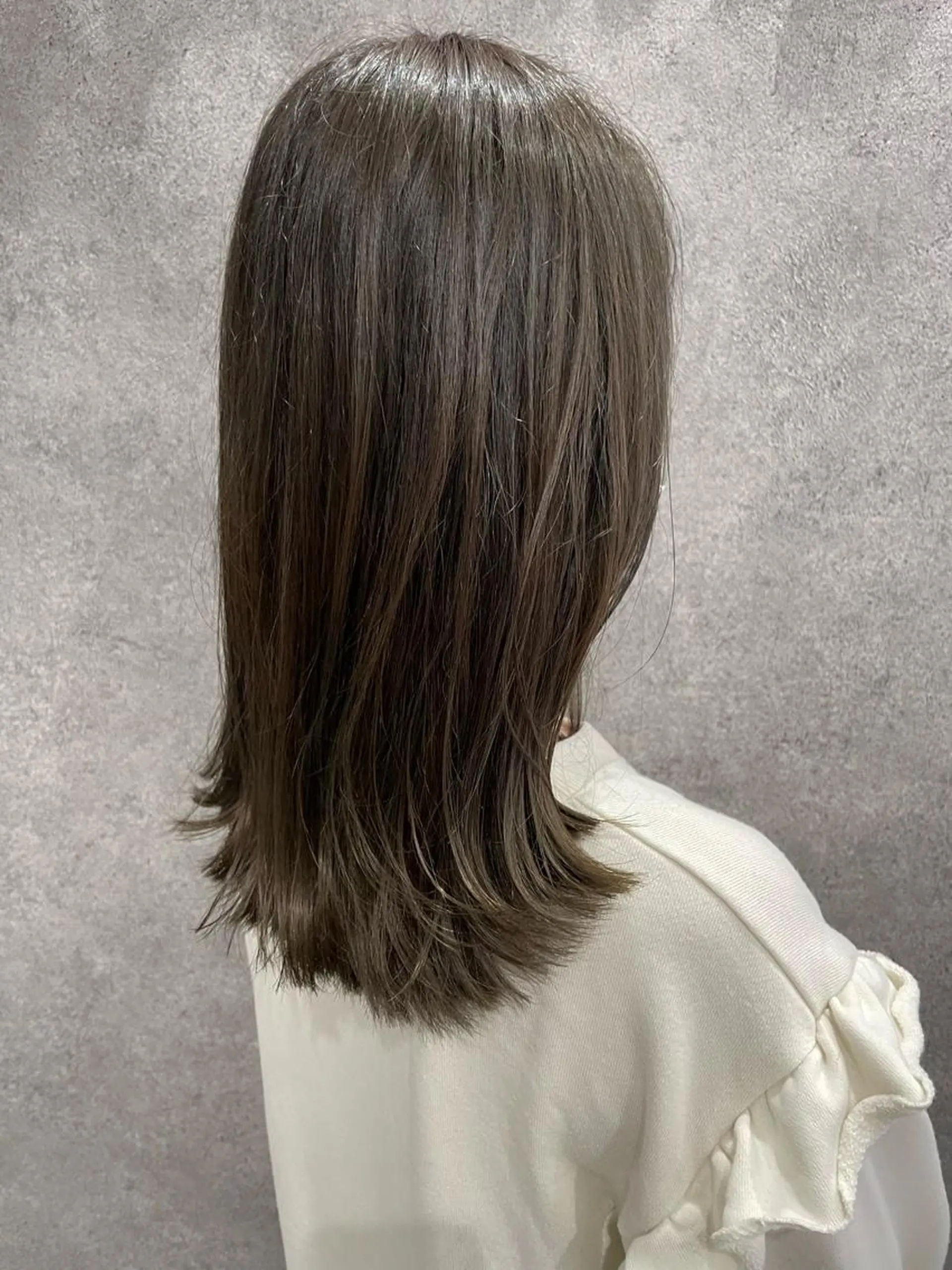 ロング レイヤーカット 縮毛矯正◽️河野泰貴のヘアスタイル