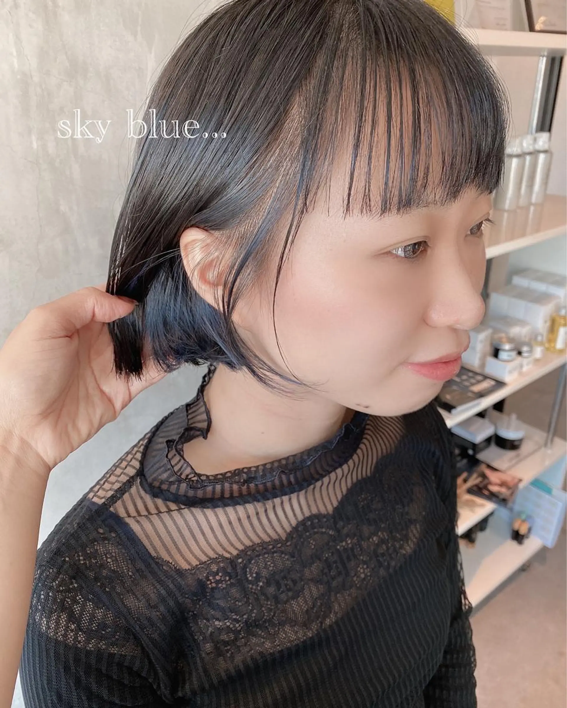 ショート カラー ヘアアレンジ stylist/蛯谷 珠里のヘアスタイル