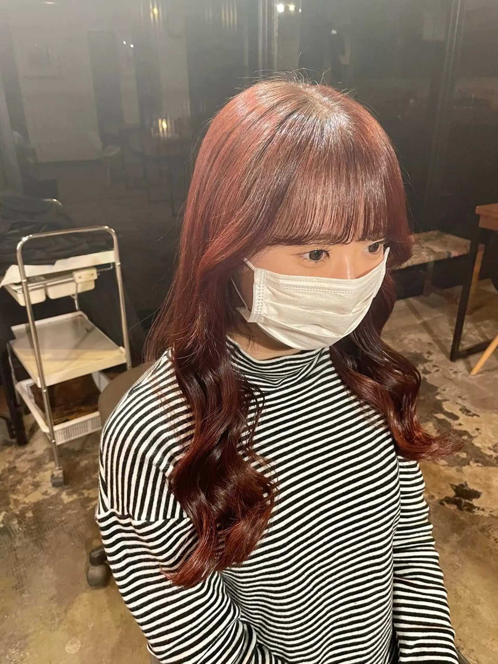 カラー La fith hair ray 札幌店所属・顔まわり/W カラー/リョウのヘアスタイル