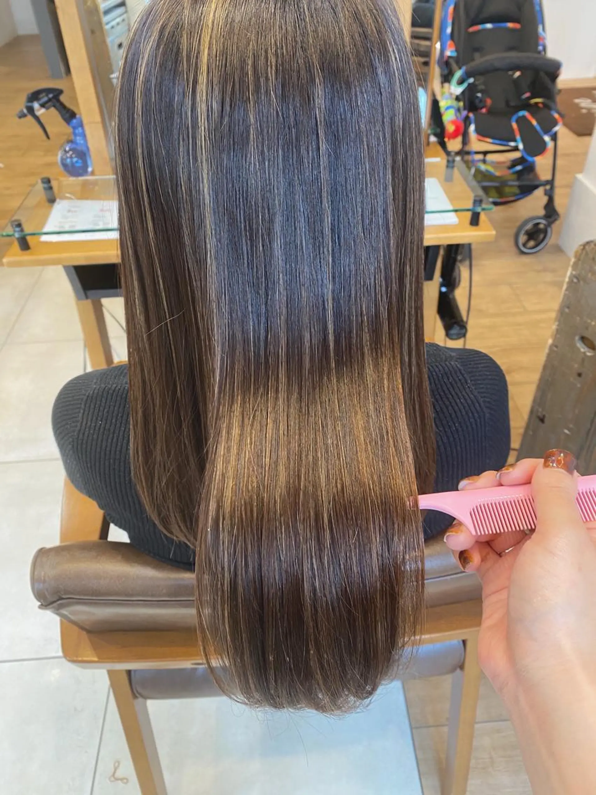 ロング 髪質改善 トリートメント 酸熱トリートメント ブリーチ指名 NO1🌈SAKIのヘアスタイル