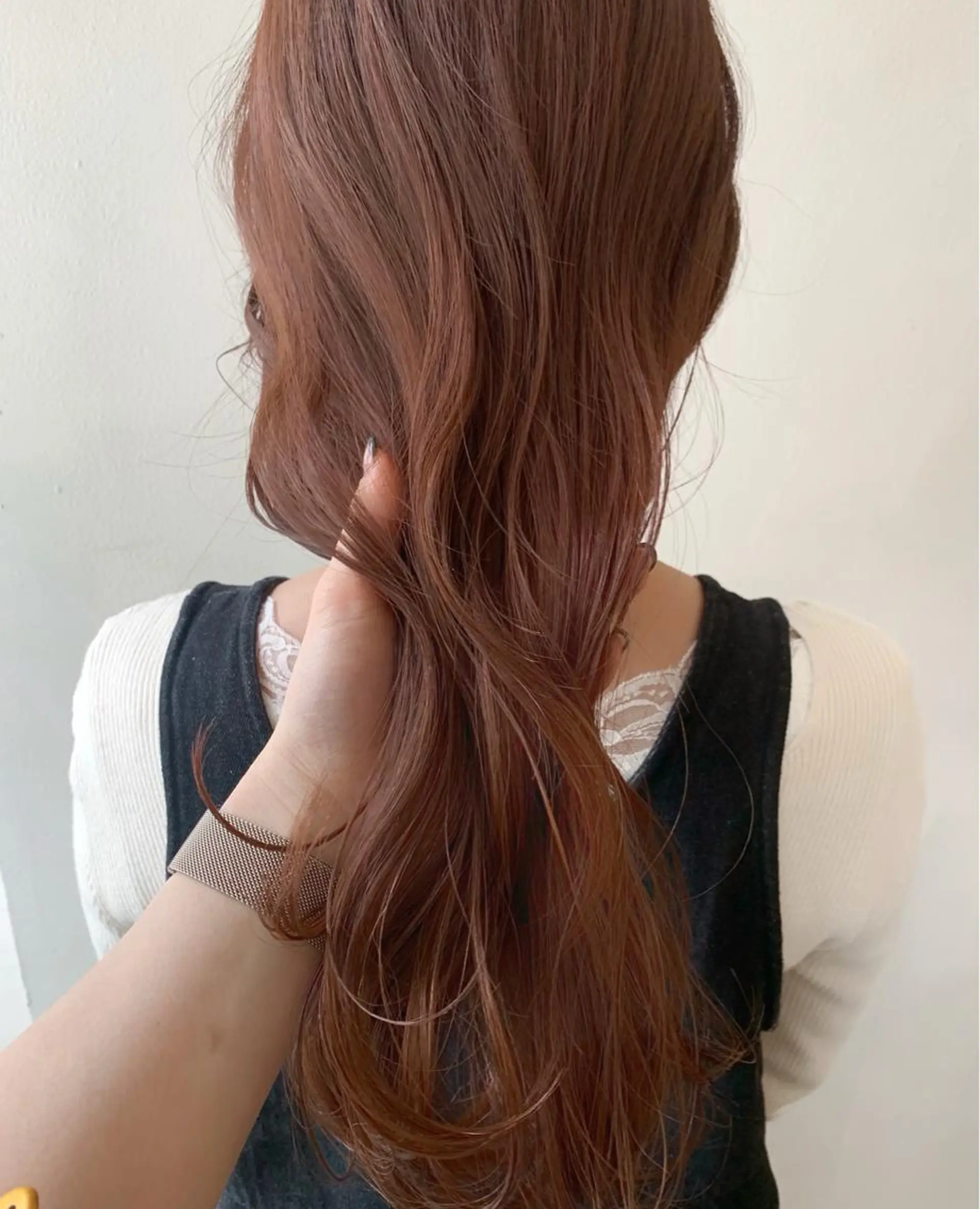 ロング カラー ヘアアレンジ ピンクカラー 🌟アレンジが似合う カラー🌟Rumiのヘアスタイル