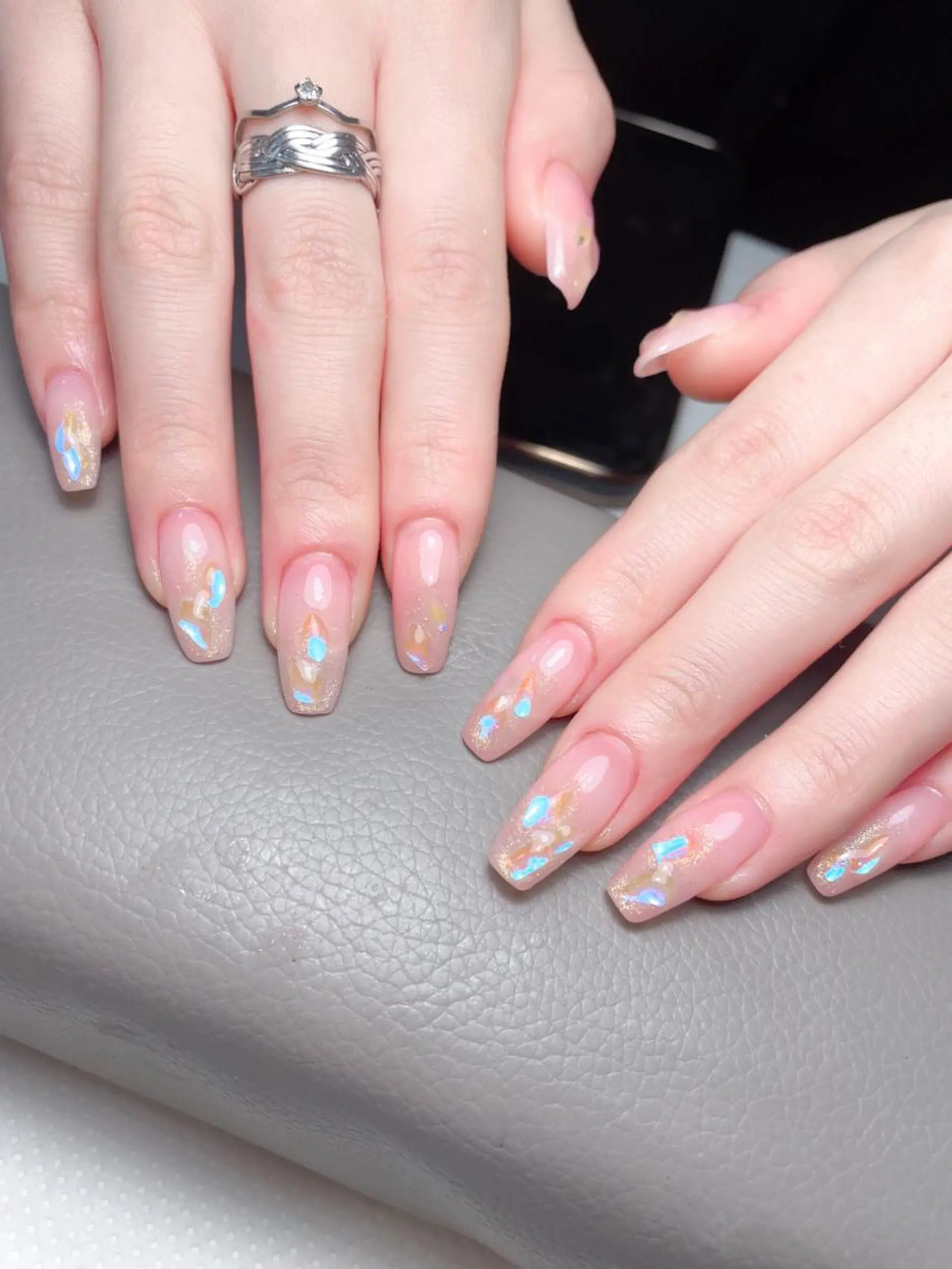 ネイル ハンドネイル M🌷nail 長さだし専門店のネイルデザイン