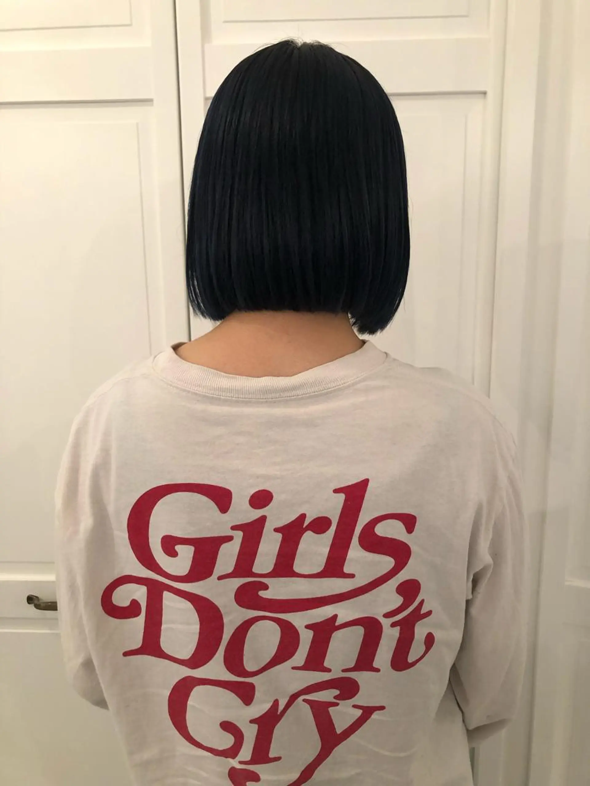 カラー ブリーチカラー🎀 韓国風/寺門美優のヘアスタイル