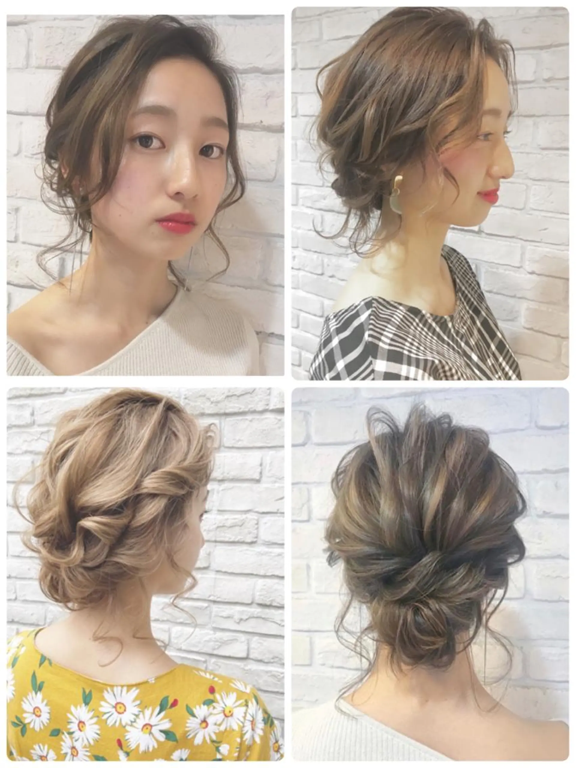 ショート ヘアアレンジ 成人式 白髪ぼかしハイライト 着付けヘアアレンジのその他イメージ