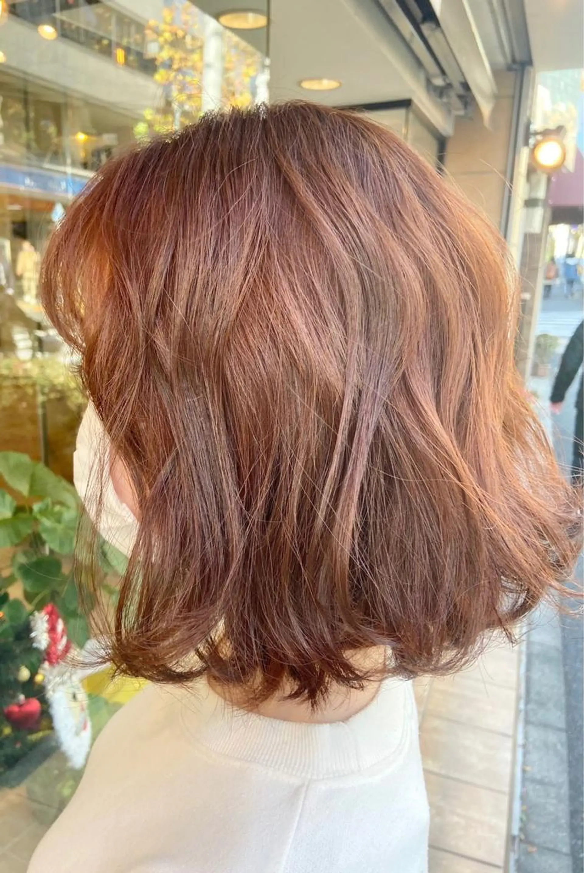 ミディアム ayumi🦖/ 似合わせカラー🤎のヘアスタイル