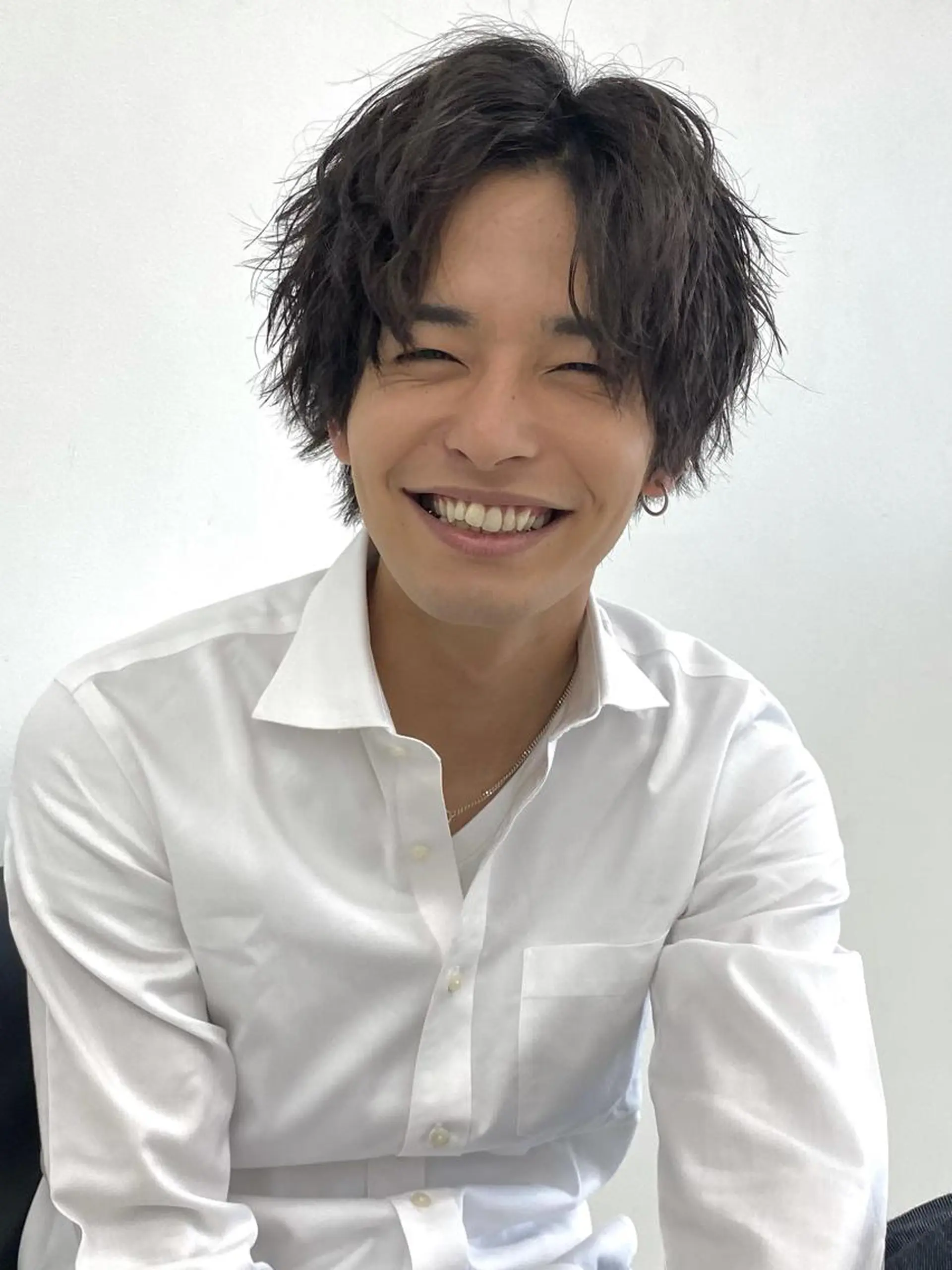 ミディアム 艶カラー/フェイス レイヤー/たむのヘアスタイル