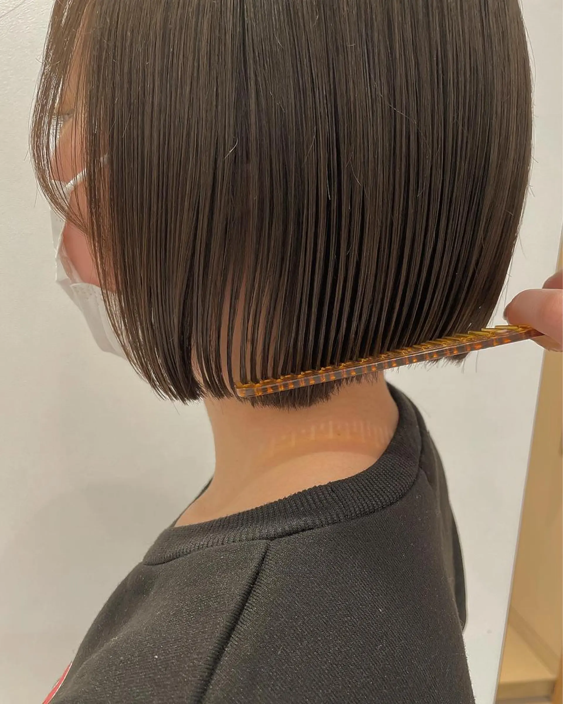 ショート 切りっぱなしボブ ボブ カット トリートメント 🪴酒井 可南子🪴のヘアスタイル